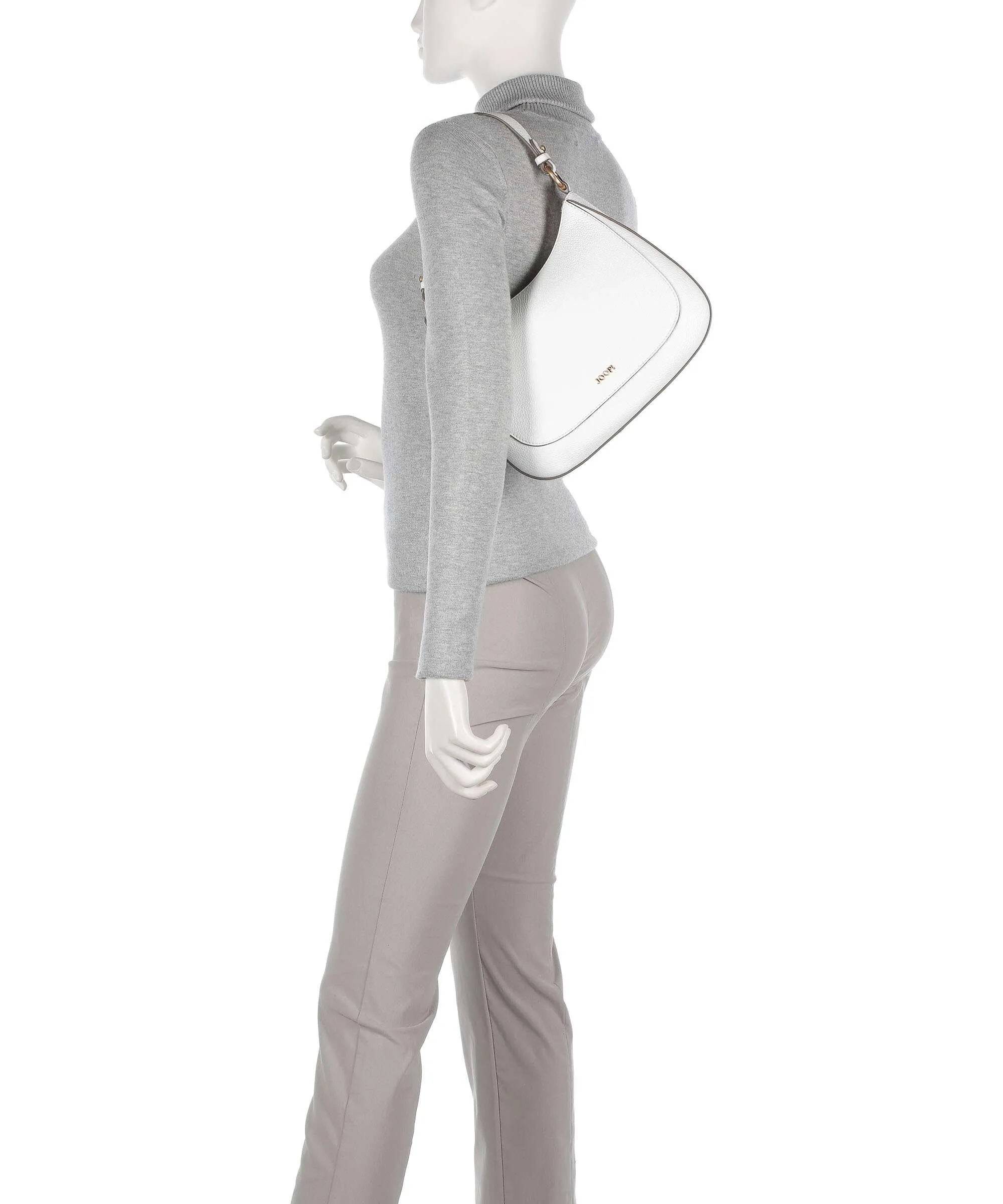  JOOP! Estate Loreen Borsa hobo pelle granulata bianco  