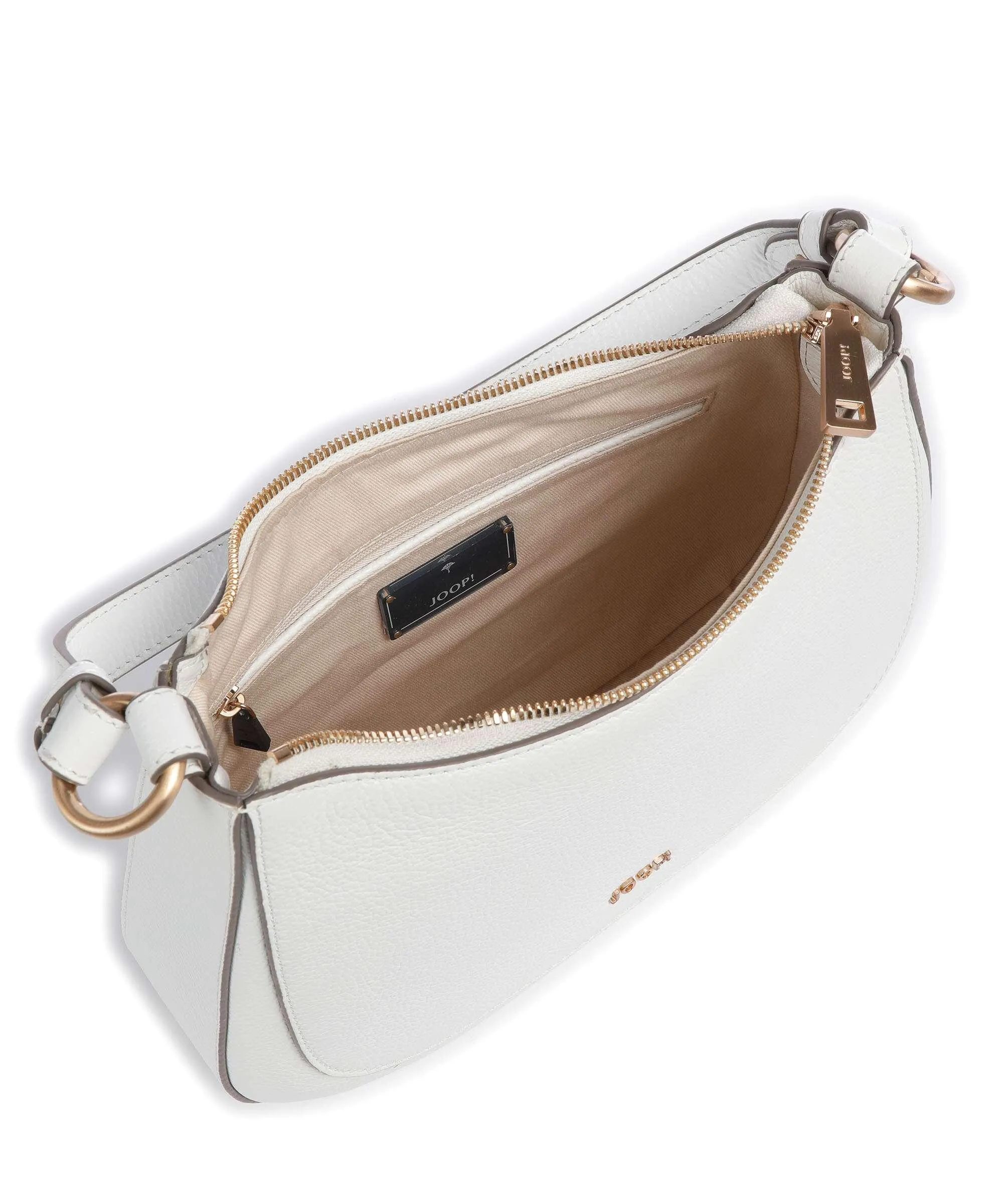  JOOP! Estate Loreen Borsa hobo pelle granulata bianco  