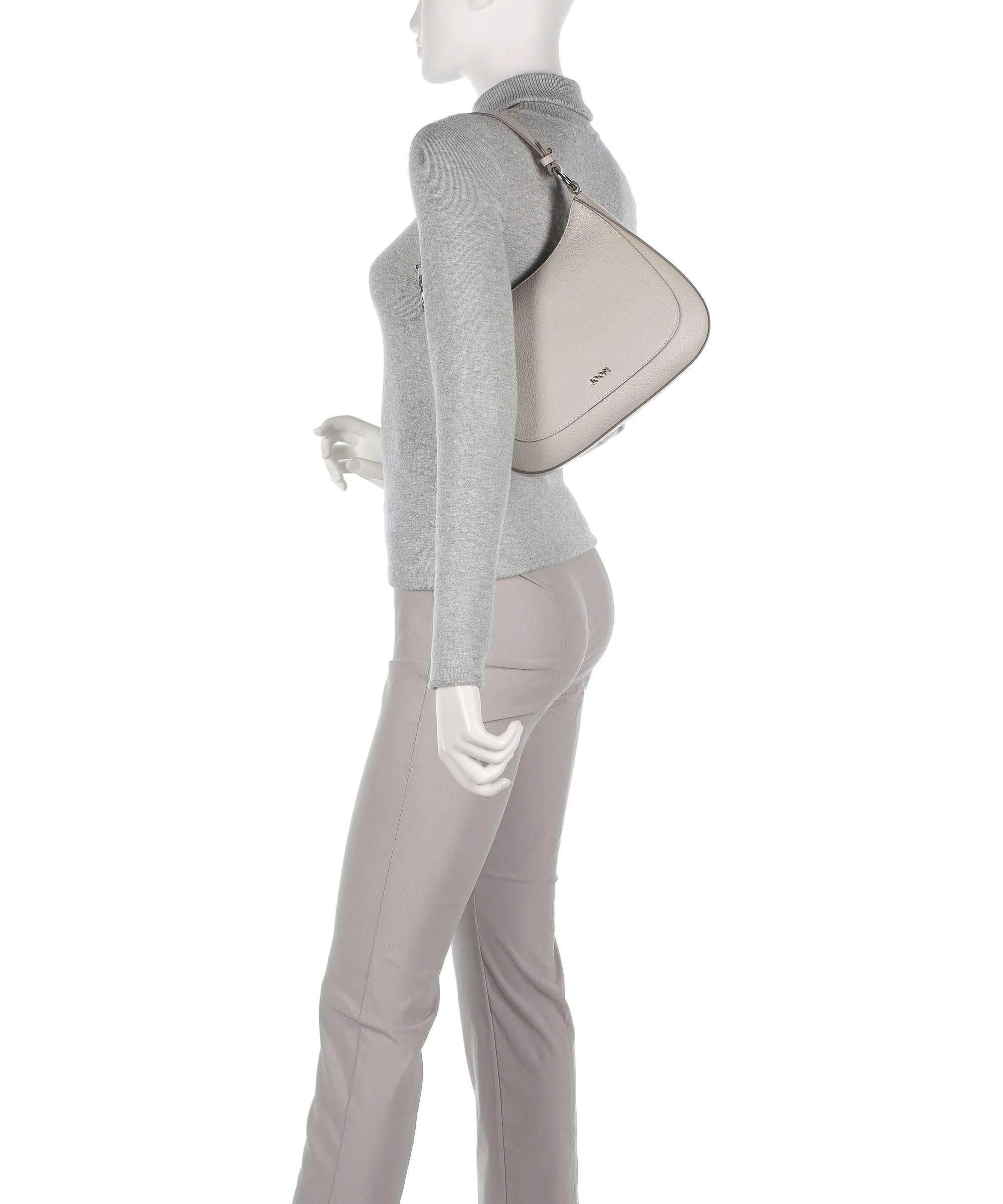  JOOP! Estate Loreen Borsa hobo pelle granulata grigio chiaro  