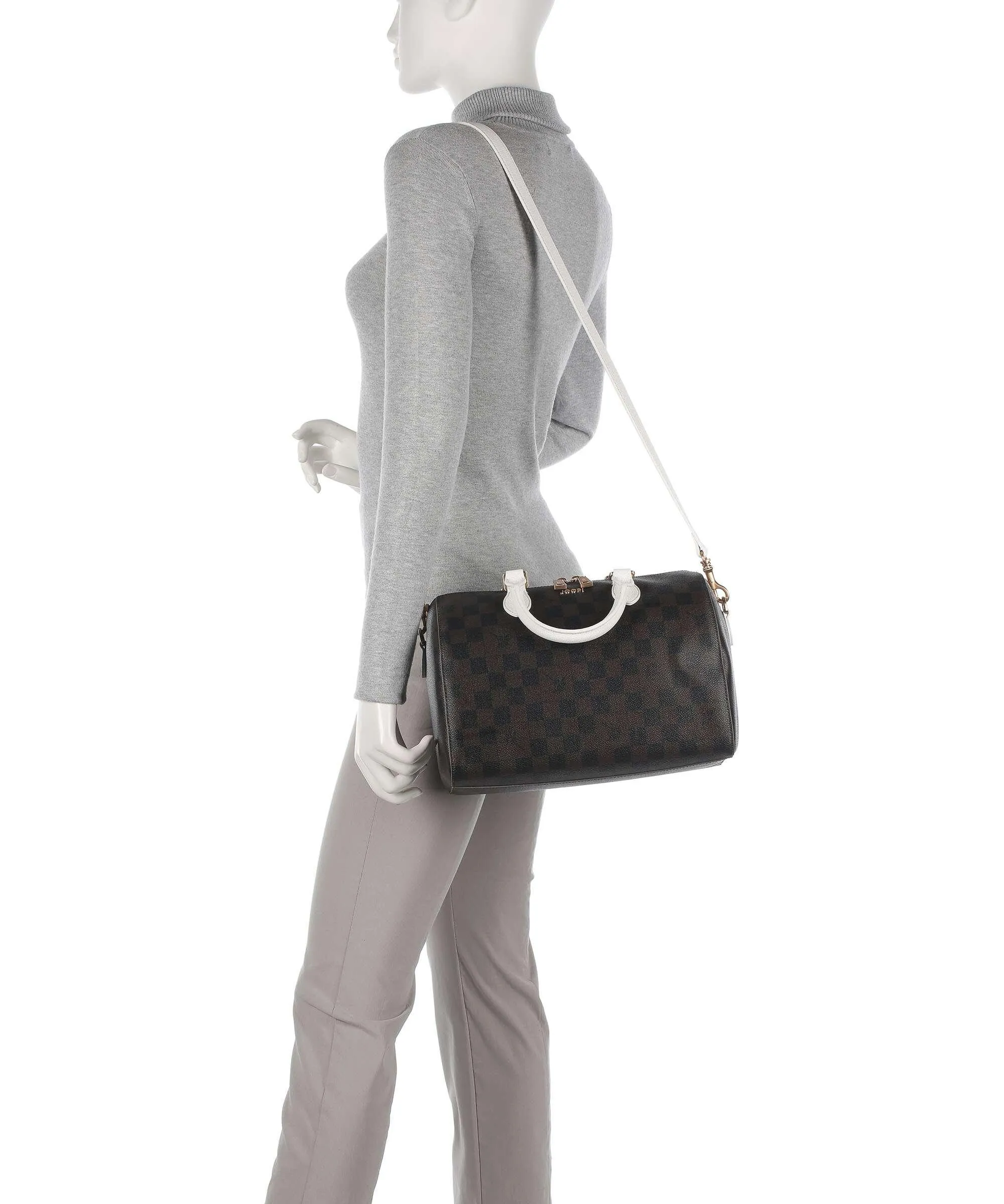  JOOP! Piazza Edition Aurora Borsa a mano pelle sintetica marrone scuro  