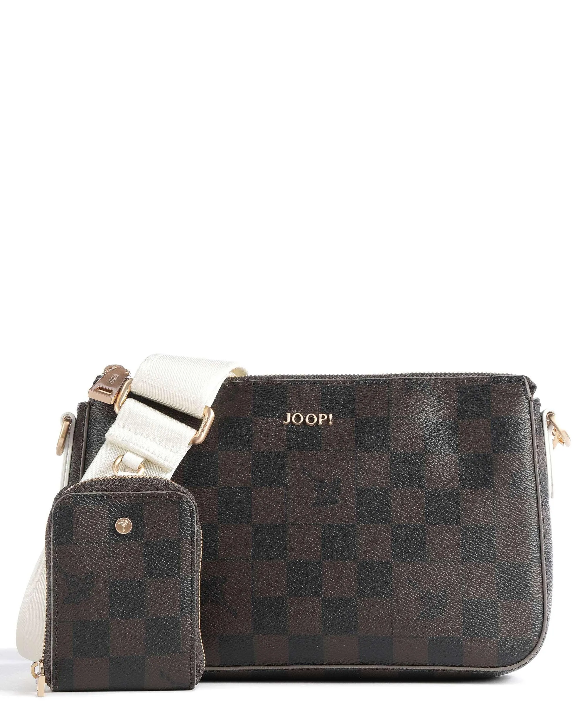  JOOP! Piazza Edition Jasmina Borsa a tracolla pelle sintetica marrone scuro  