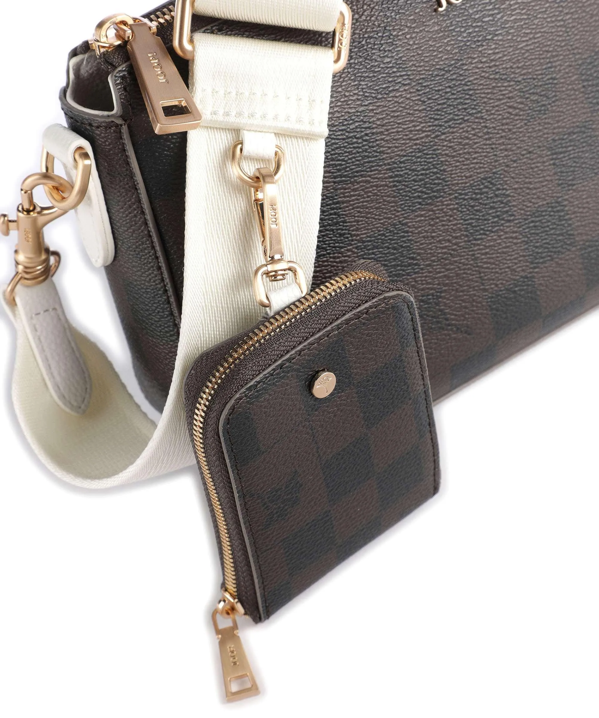 JOOP! Piazza Edition Jasmina Borsa a tracolla pelle sintetica marrone scuro  
