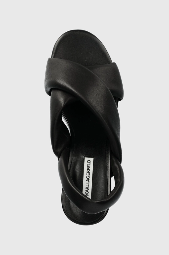 Karl Lagerfeld sandali in pelle IKON HEEL