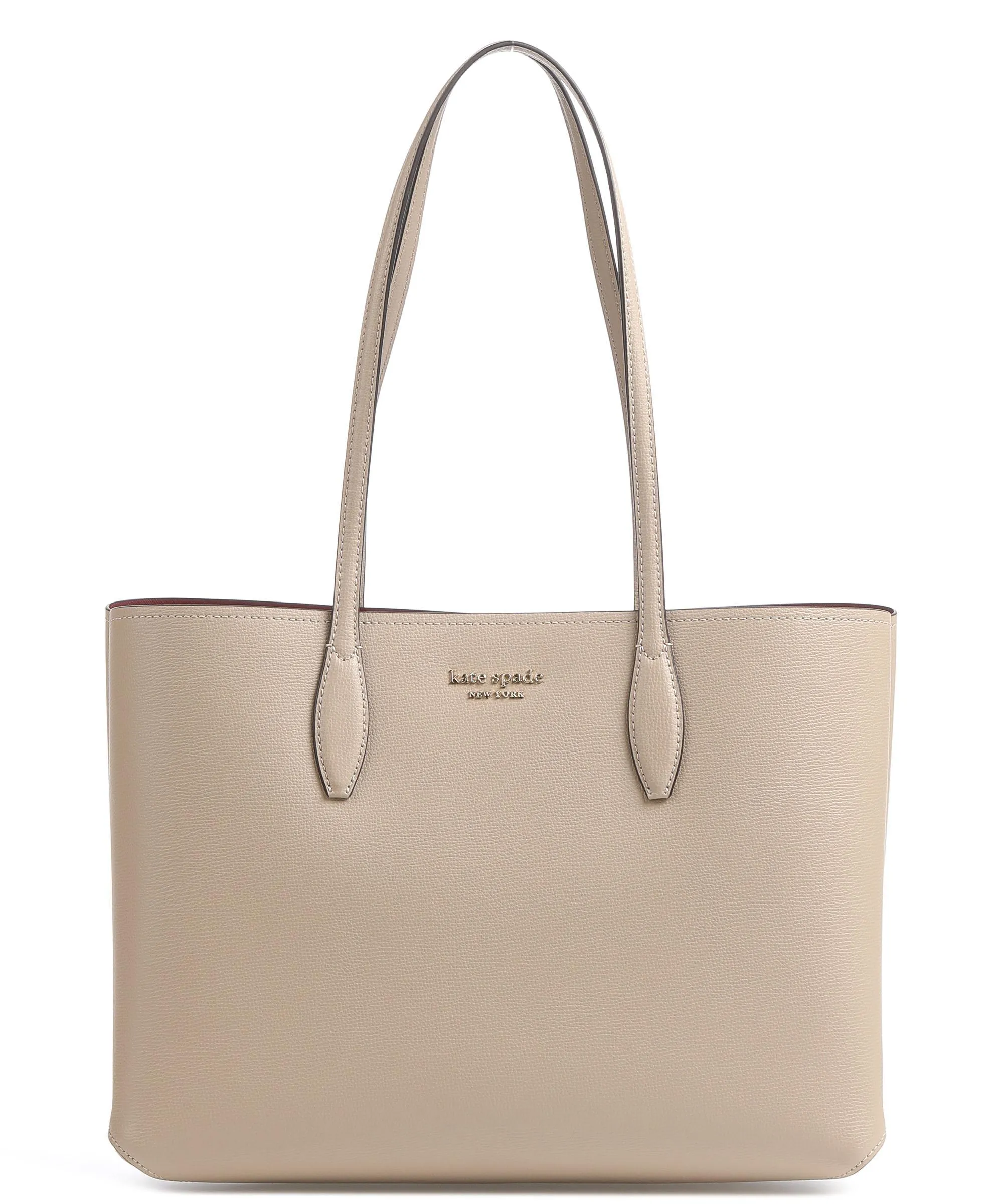  Kate Spade New York All Day Borsa shopper pelle granulata beige  