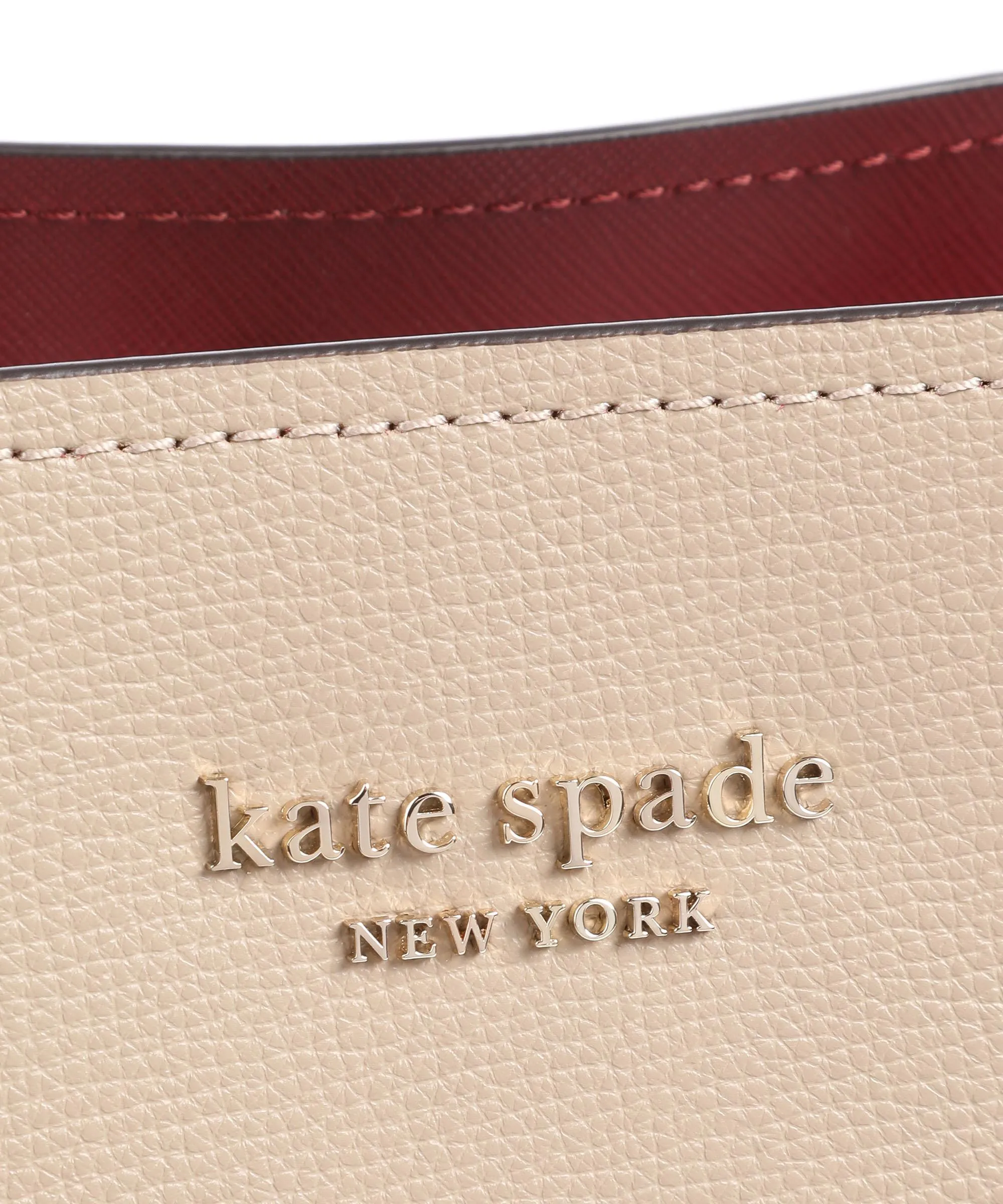  Kate Spade New York All Day Borsa shopper pelle granulata beige  