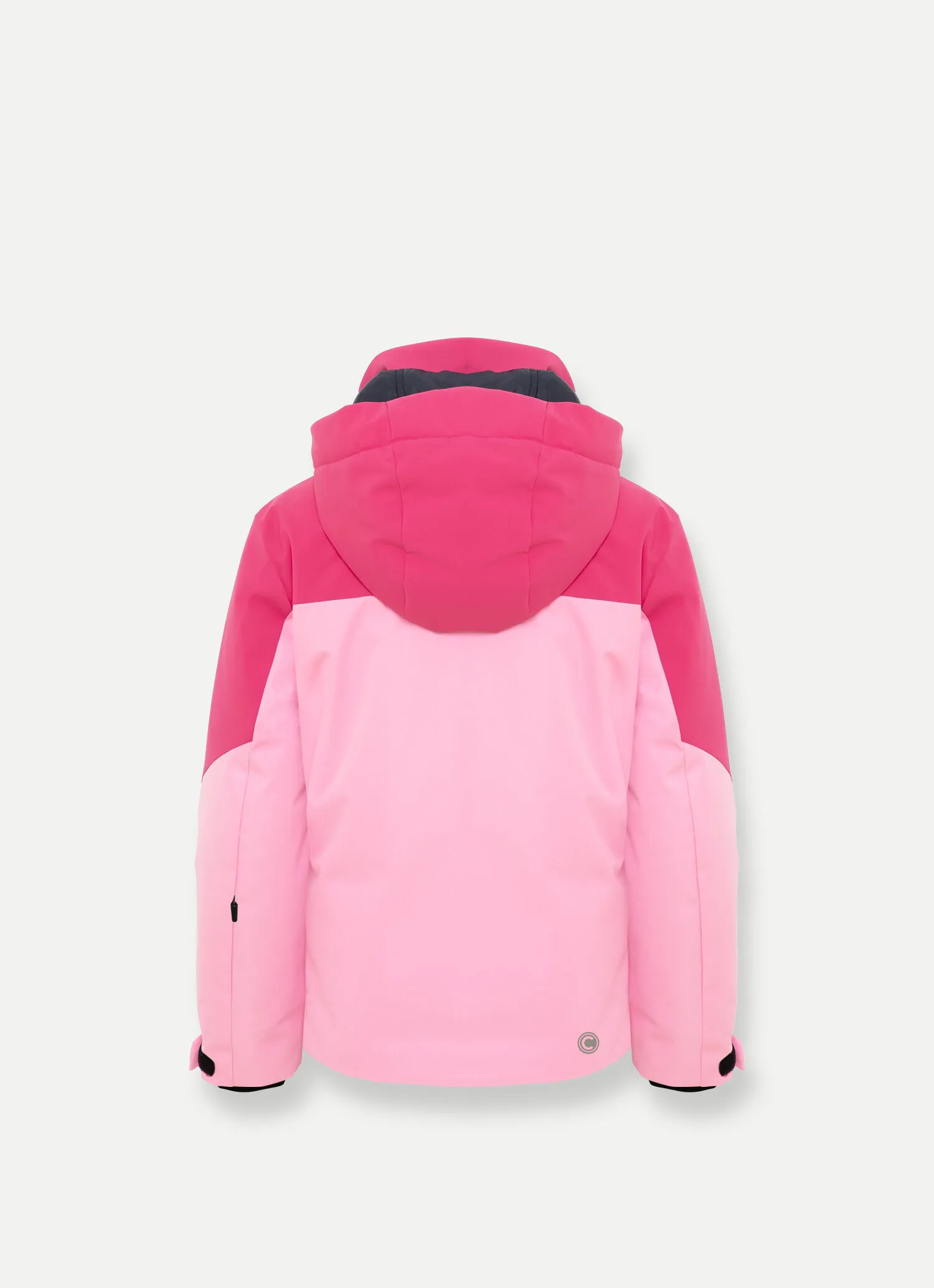 KIDS colorblock ski jacket in wadding.