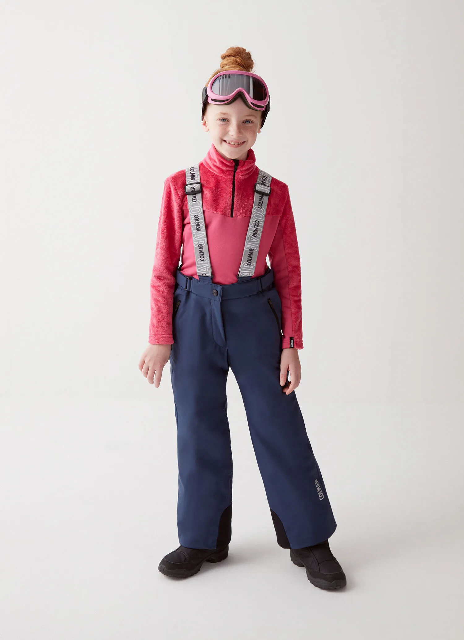 KIDS ski salopettes in recycled wadding