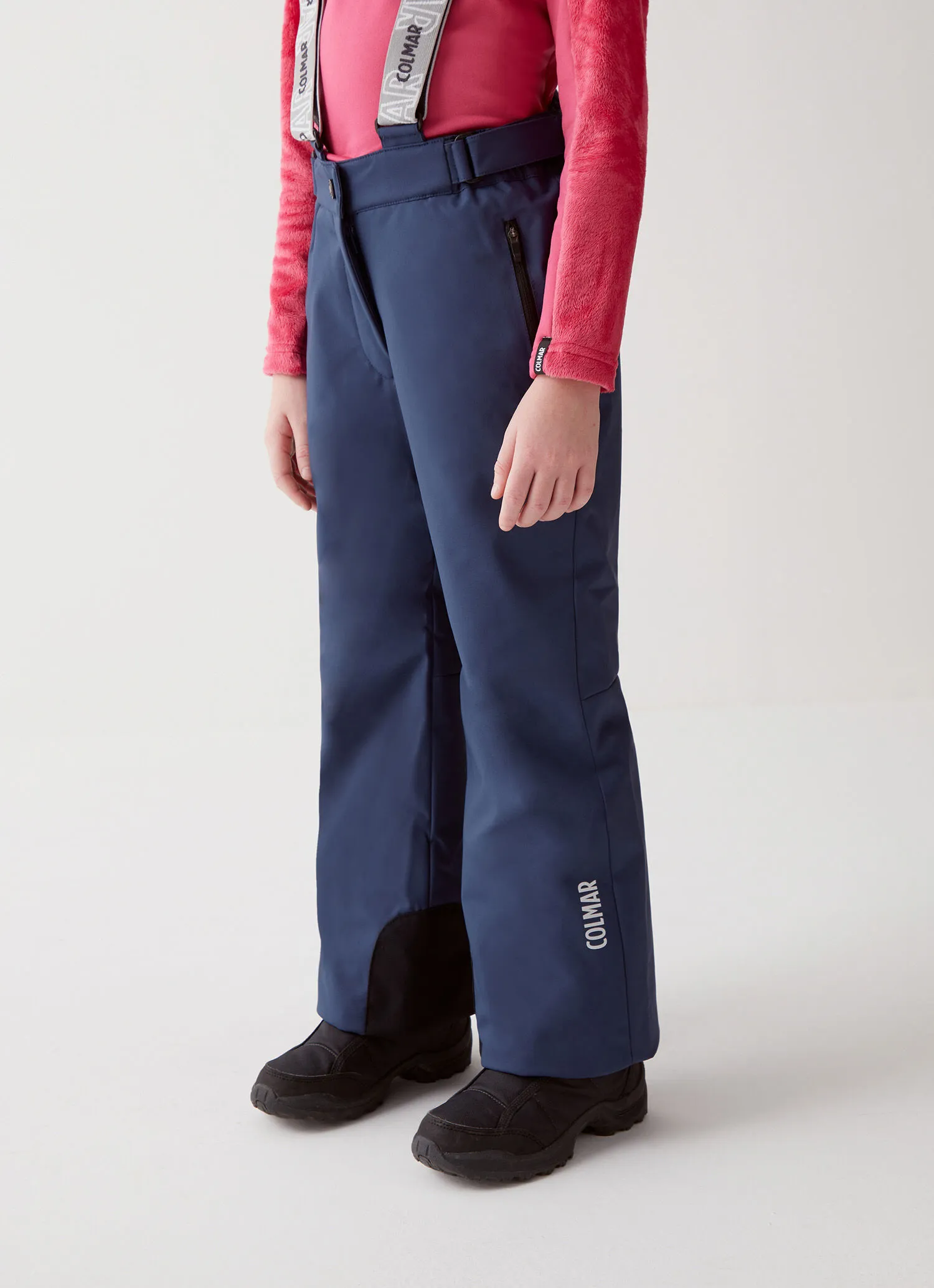 KIDS ski salopettes in recycled wadding