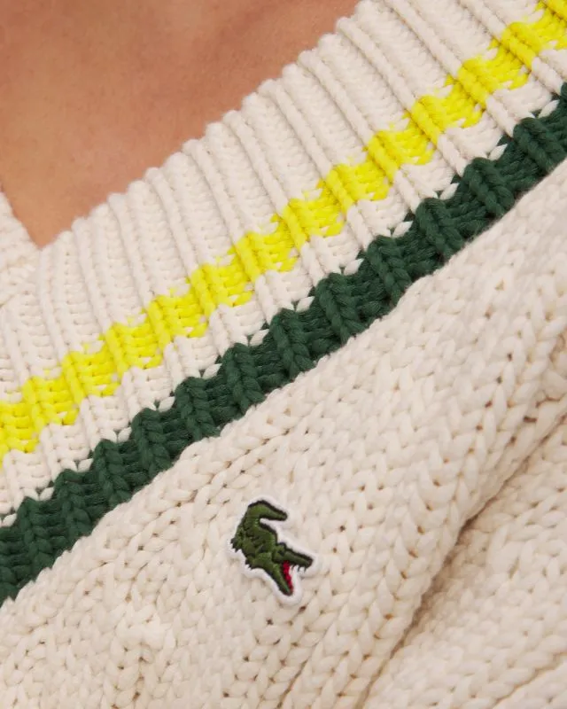 Kremowy sweter damski Lacoste AF6942 af6942-ius