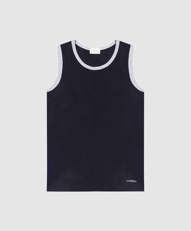 LA PERLA Maglietta blu per bambini 54046814