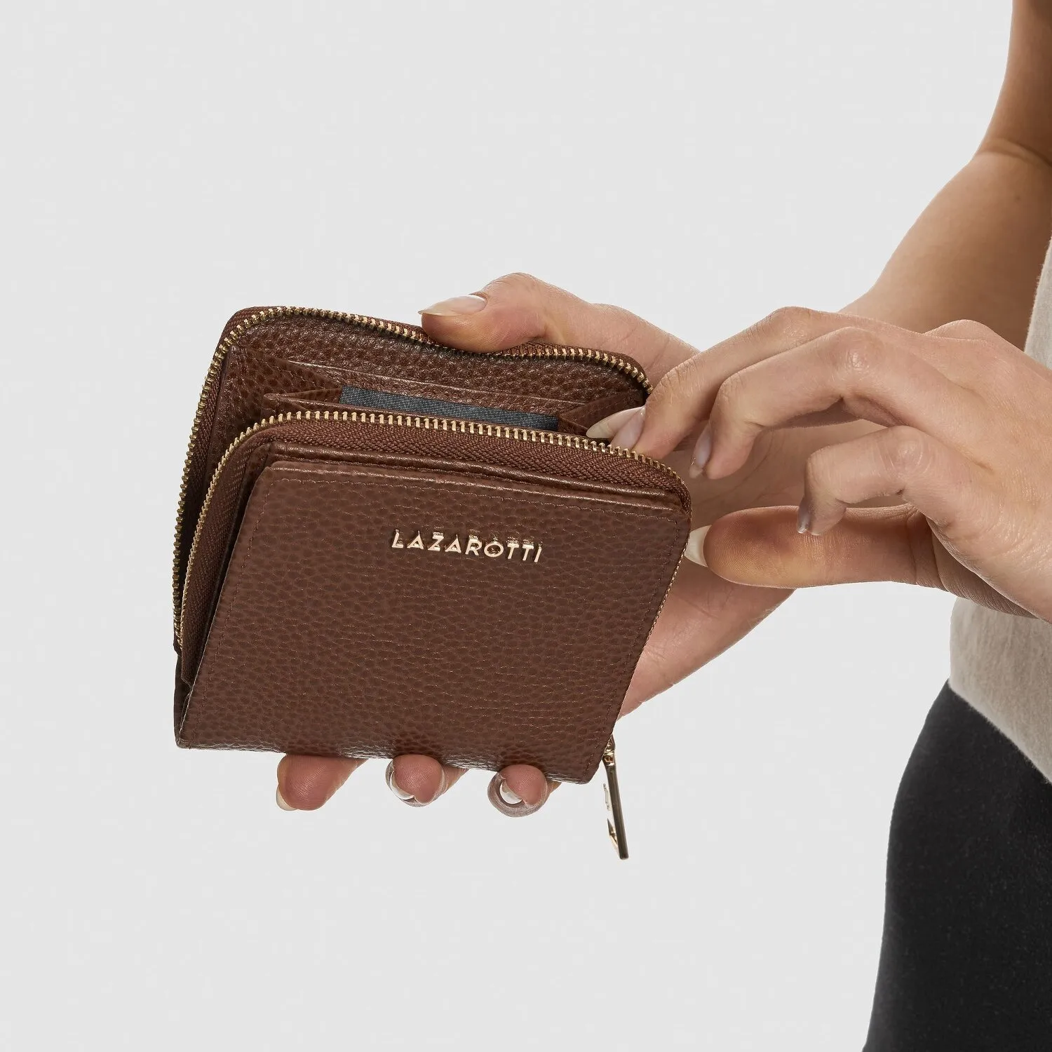 Lazarotti Bologna Leather Portafoglio Pelle 10 cm
