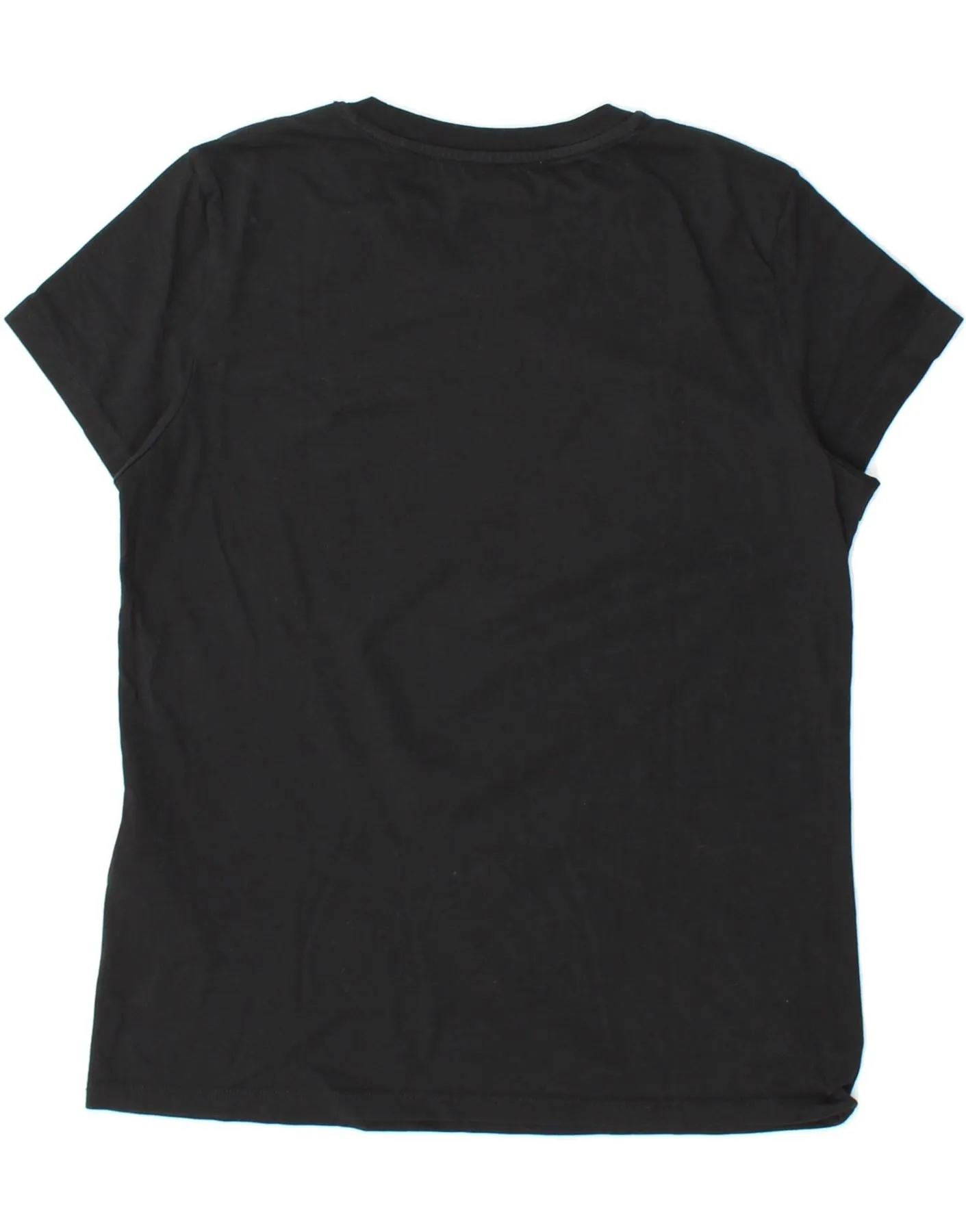 LEVI'S Womens Graphic T-Shirt Top UK 10 Small Black Cotton