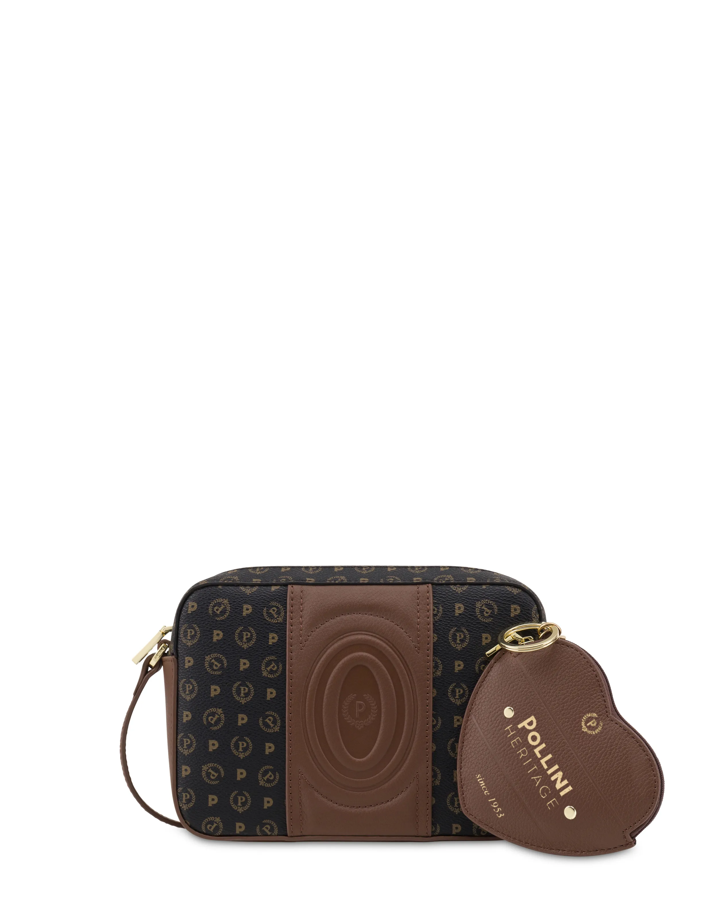     Linea Heritage Borsa A Tracolla Heritage 70 Nero/marrone.