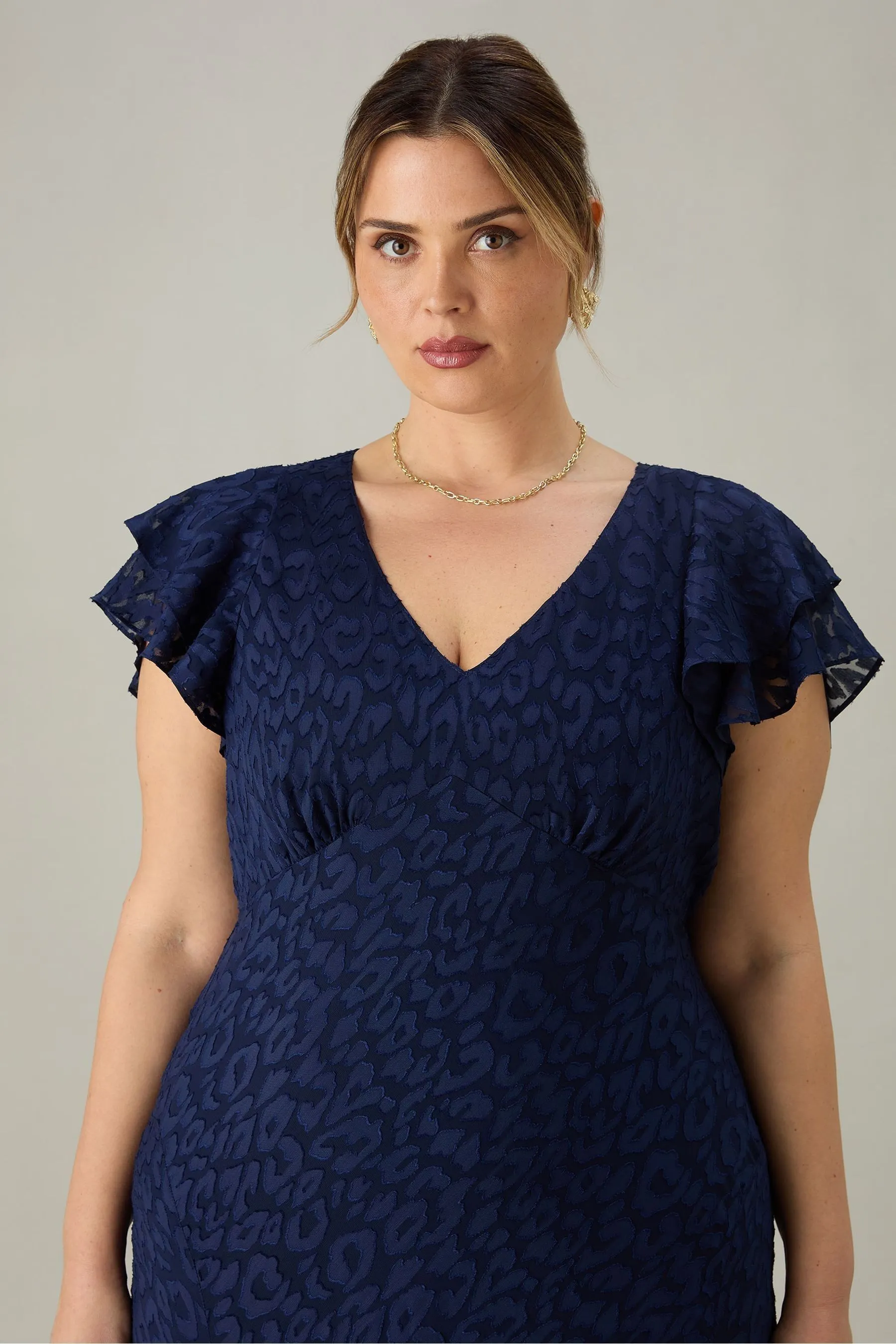 Live Unlimited Curve - Animal - Abito maxi Ruches spalle scoperte