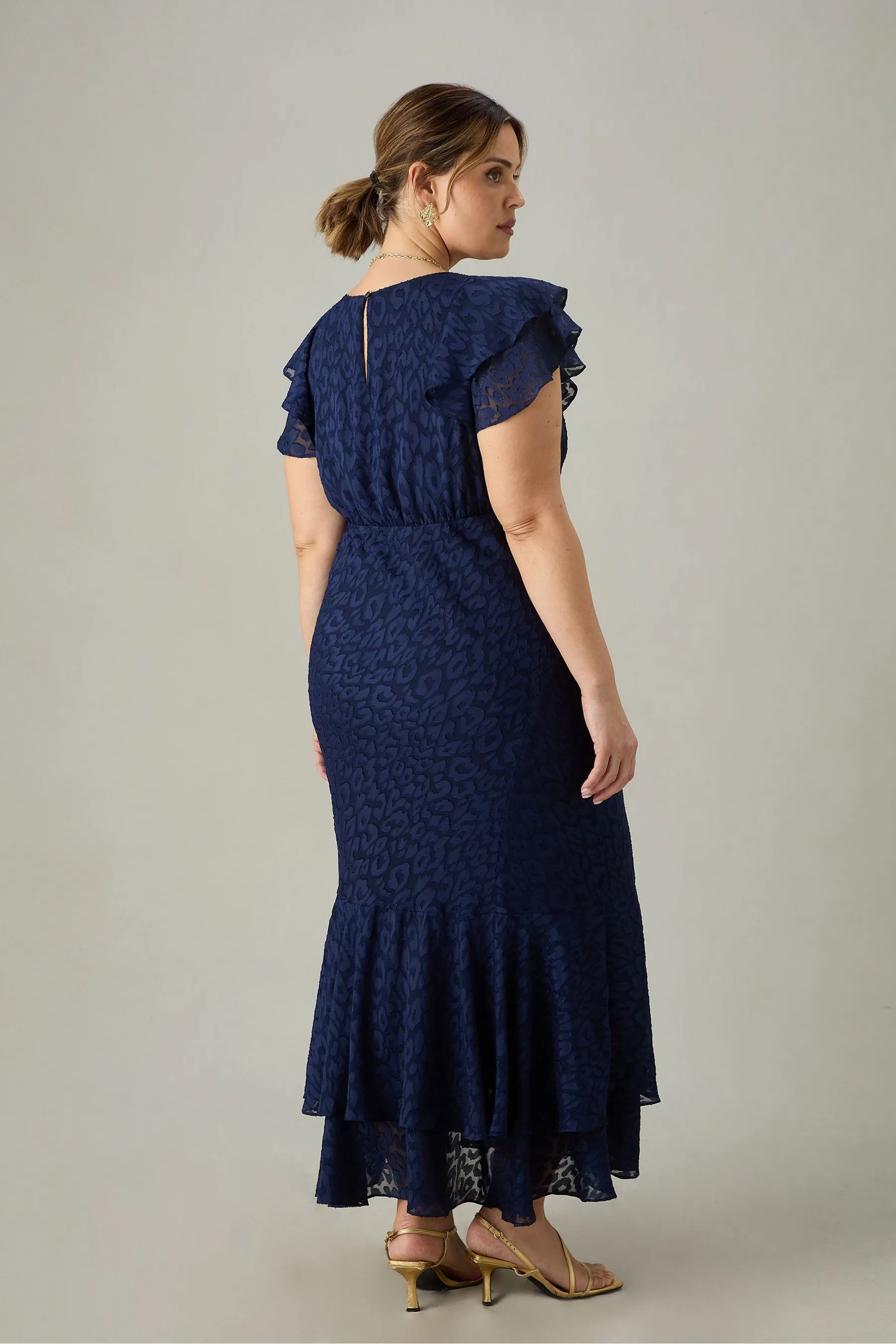 Live Unlimited Curve - Animal - Abito maxi Ruches spalle scoperte