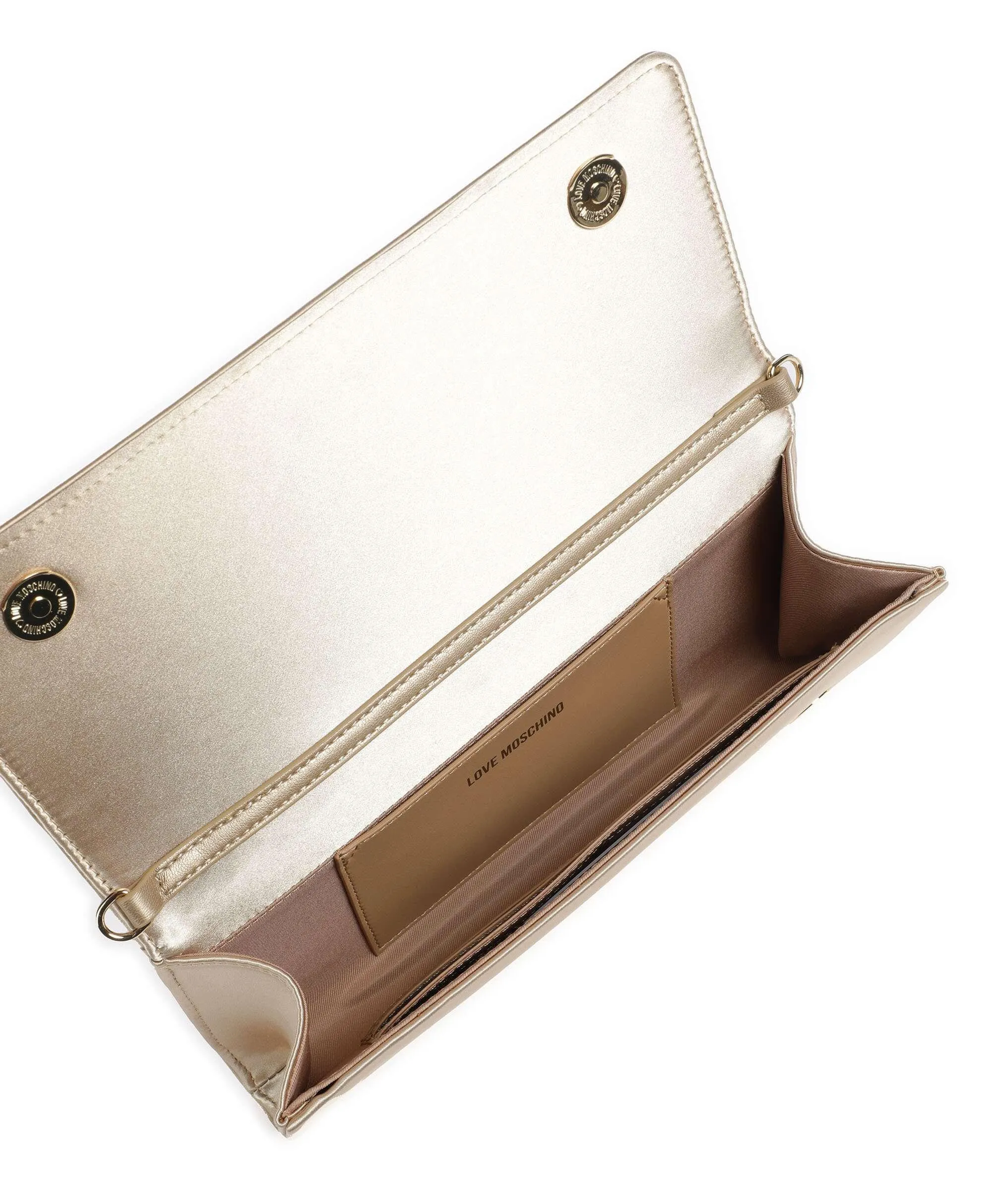 Love Moschino Smart Daily Borsa a tracolla poliestere oro  