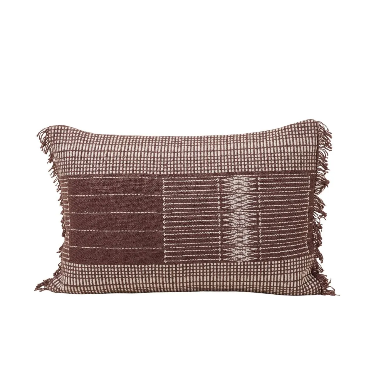  MADURA   MELKI - Housse de coussin | Marron