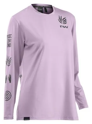 Maglia a manica lunga Northwave Xtrail Purple Donna