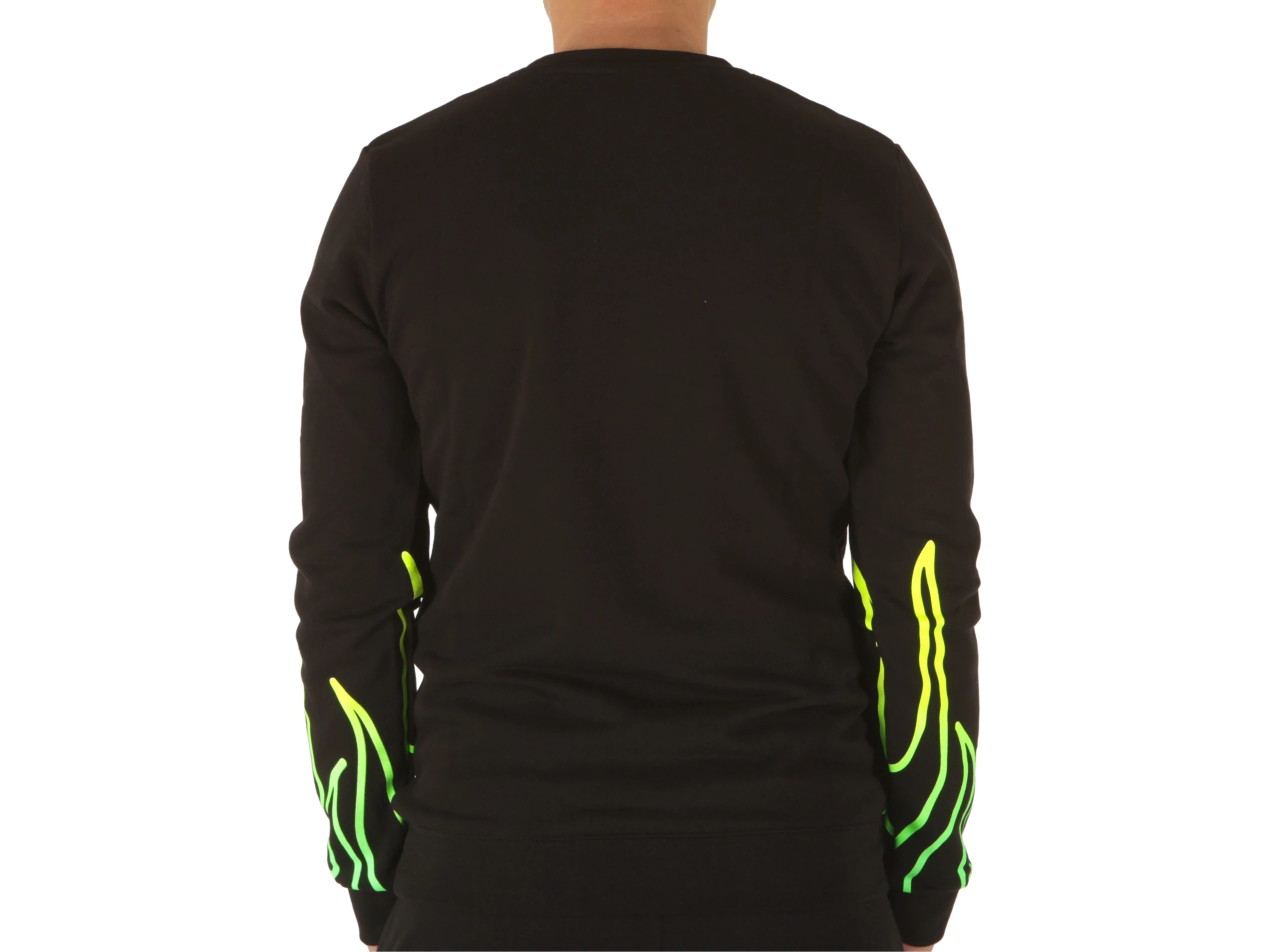 Maglia Girocollo In Felpa Uomo Nero