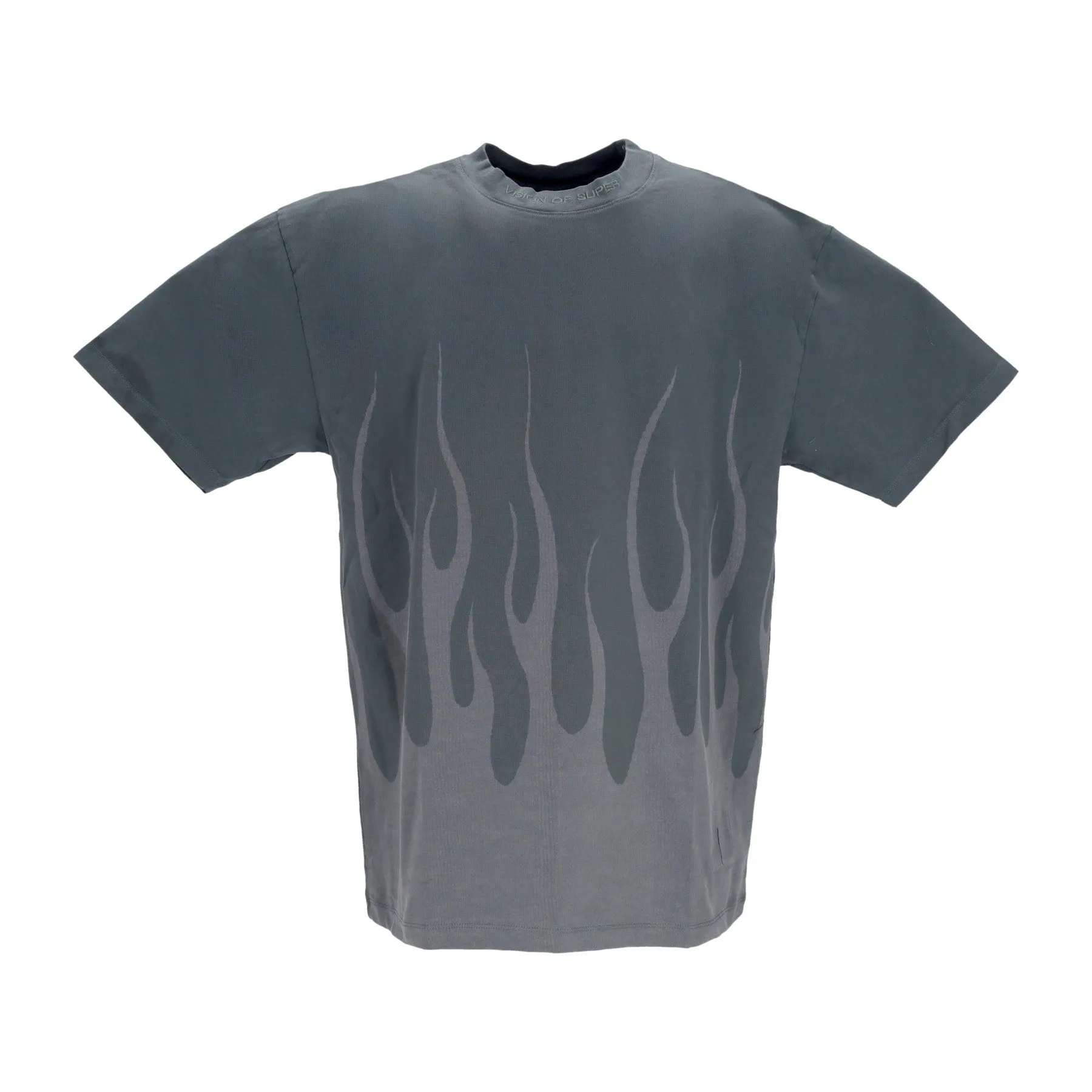 Maglietta Uomo Corrosive Flames Tee Balsam Green