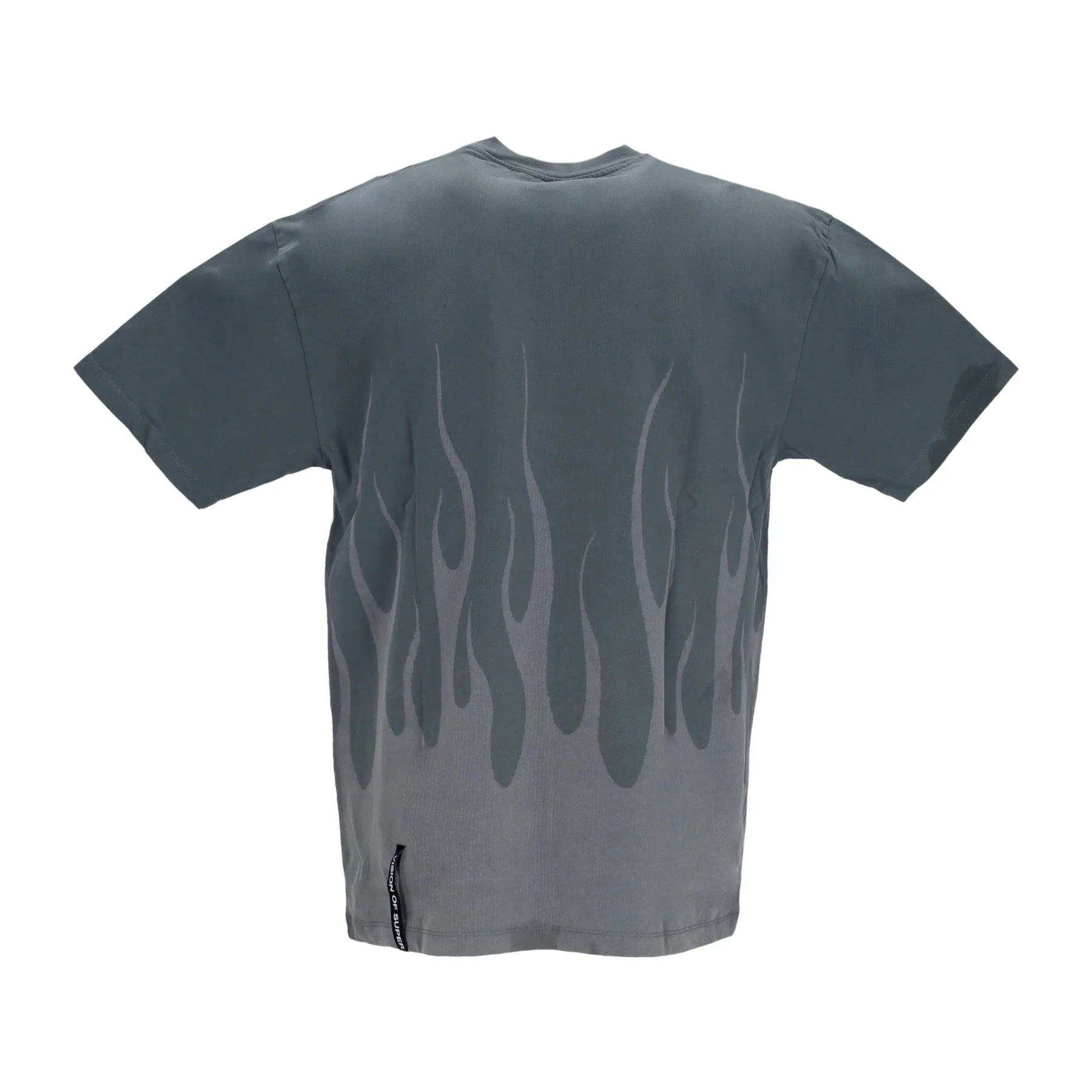 Maglietta Uomo Corrosive Flames Tee Balsam Green