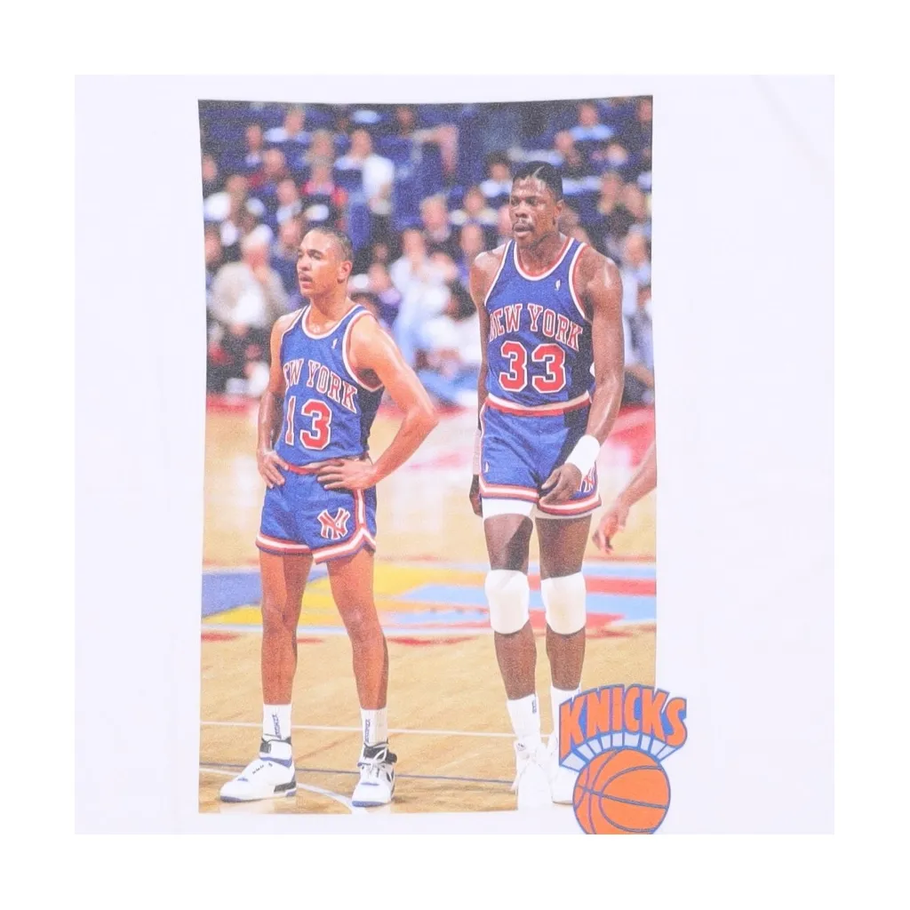 maglietta uomo nba player photo tee hardwood classics neykni WHITE