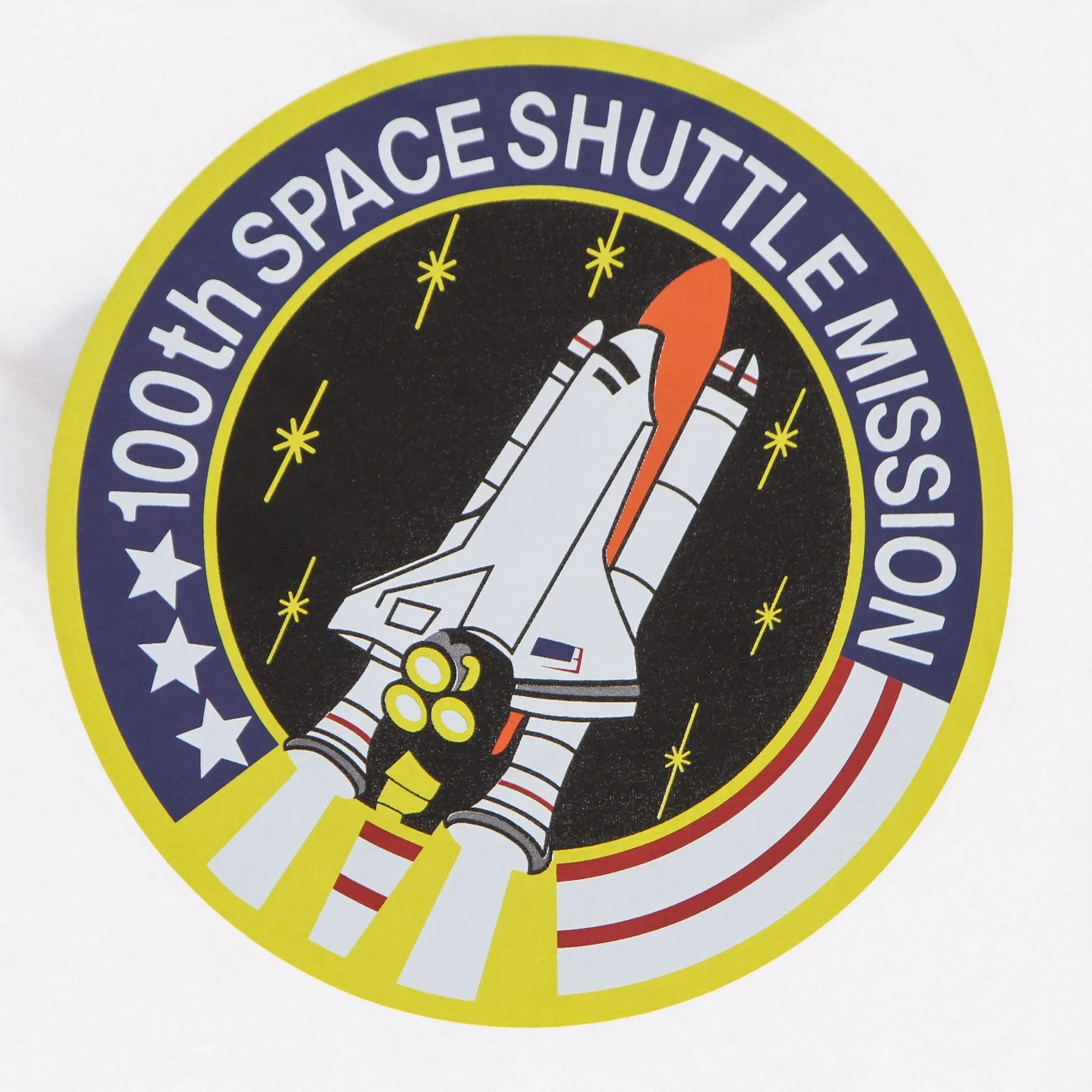 Maglietta Uomo Space Shuttle Tee White