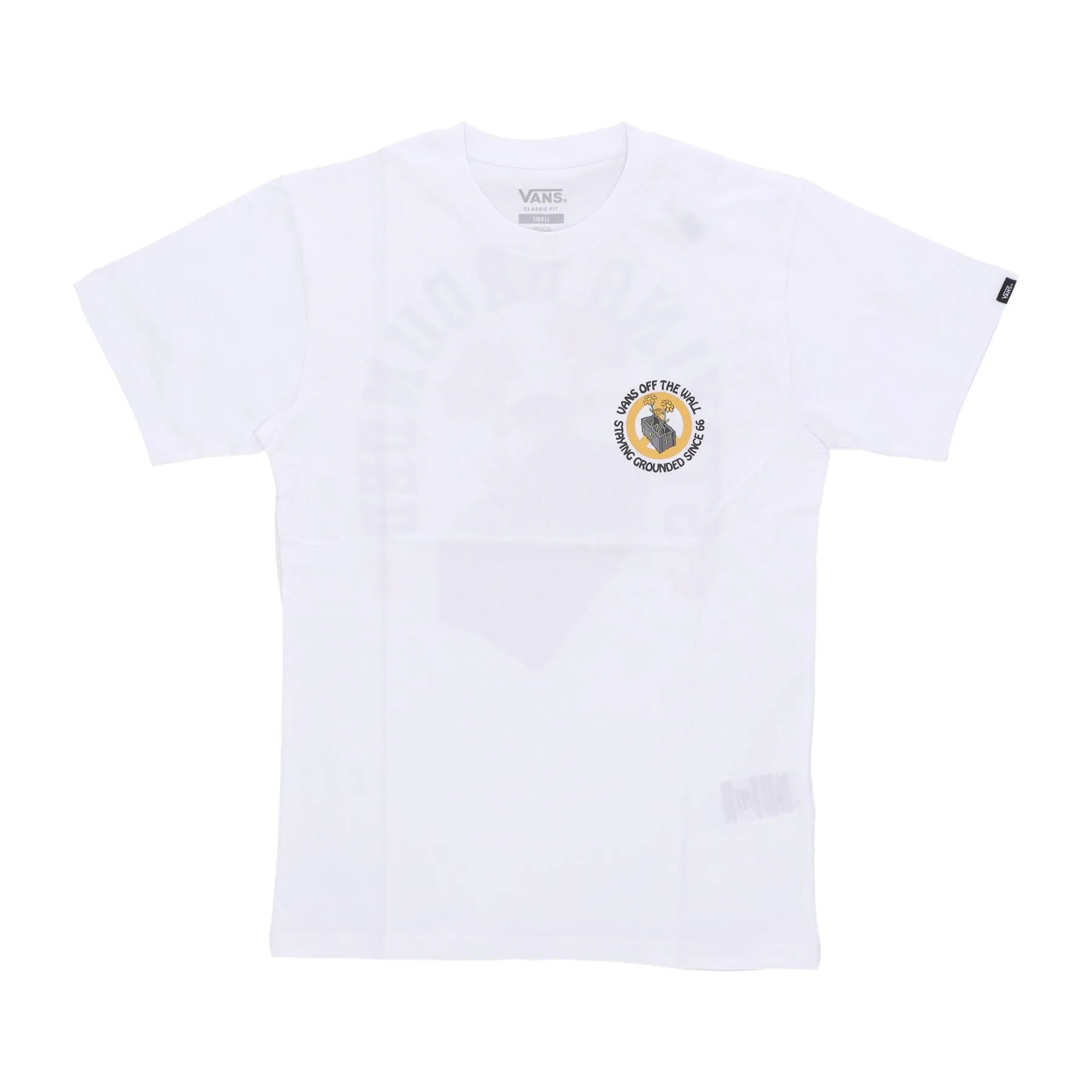 Maglietta Uomo Staying Grounded Tee White/black