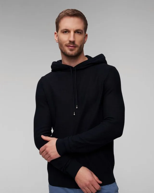 Maglione blu scuro da uomo Hugo Boss Trapani