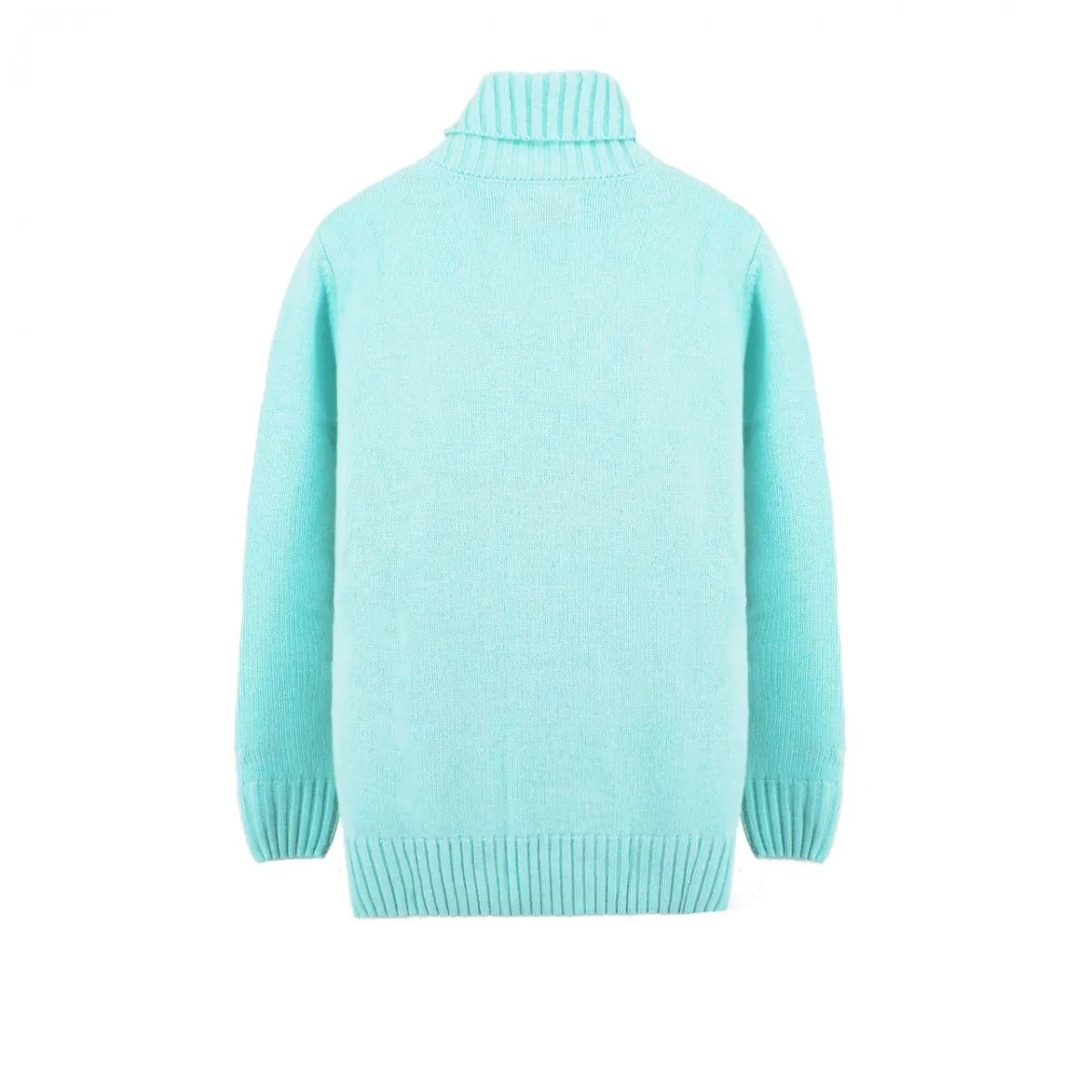Maglione Con Collo Alto Champagne & Montagne, Verde