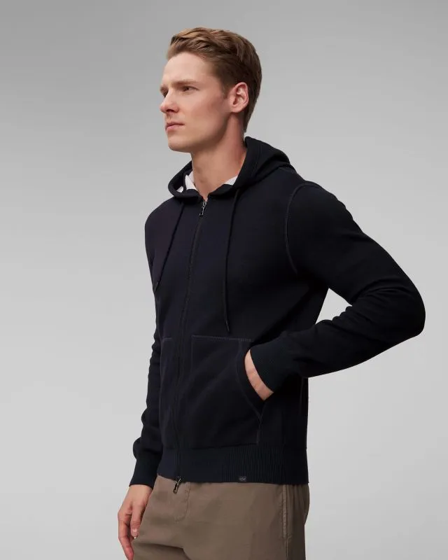 Maglione grigio con cerniera da uomo Paul&Shark