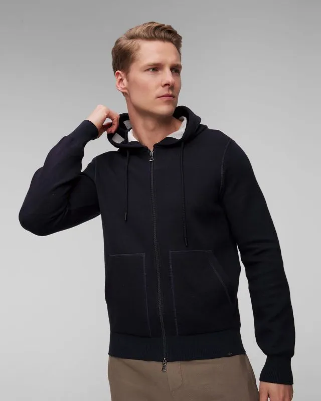 Maglione grigio con cerniera da uomo Paul&Shark