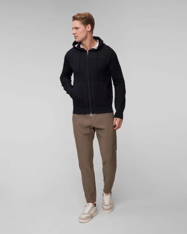 Maglione grigio con cerniera da uomo Paul&Shark