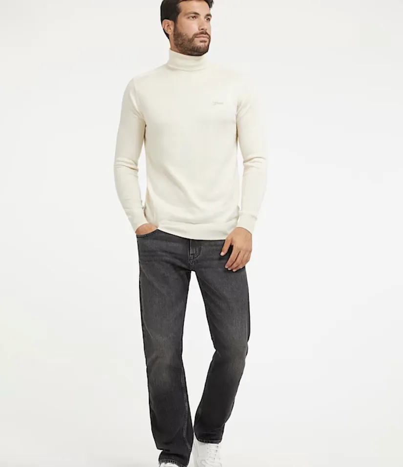 Maglione Guess Uomo collo alto beige M3BR10Z3052-A913