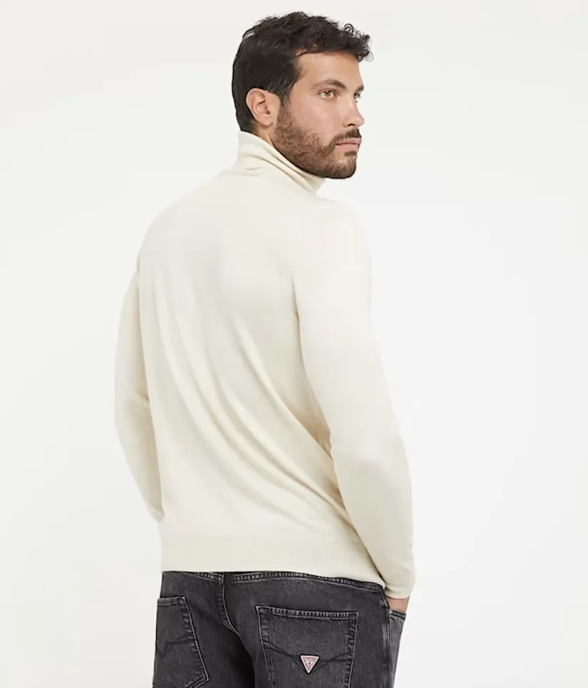 Maglione Guess Uomo collo alto beige M3BR10Z3052-A913