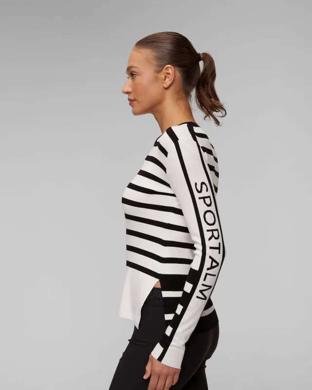 Maglione in viscosa a righe da donna Sportalm