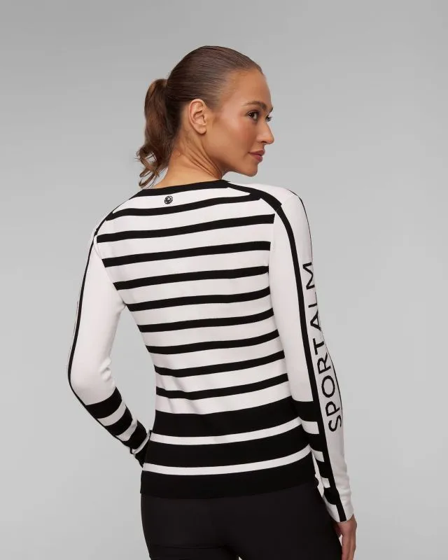 Maglione in viscosa a righe da donna Sportalm