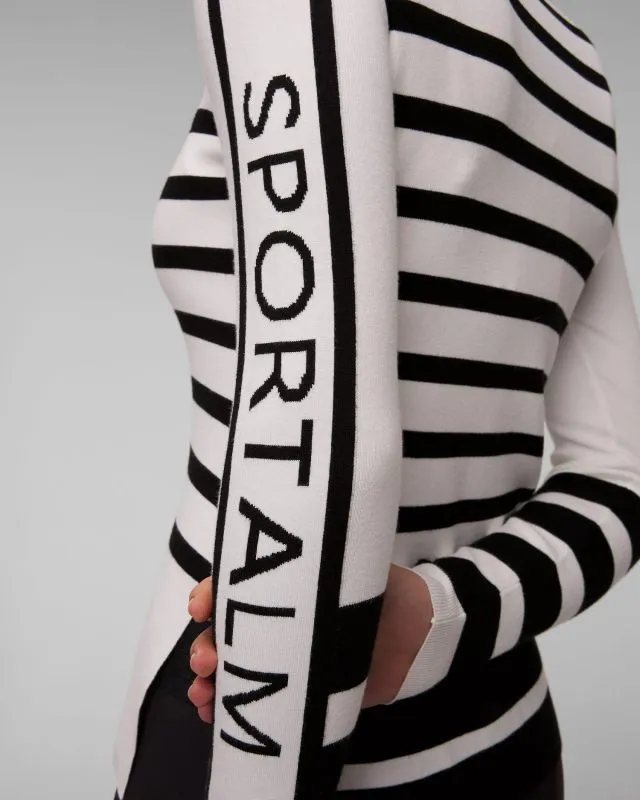 Maglione in viscosa a righe da donna Sportalm