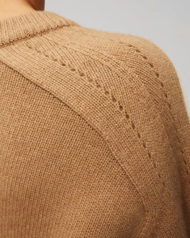 Maglione marrone in cashmere da donna Kujten Diane