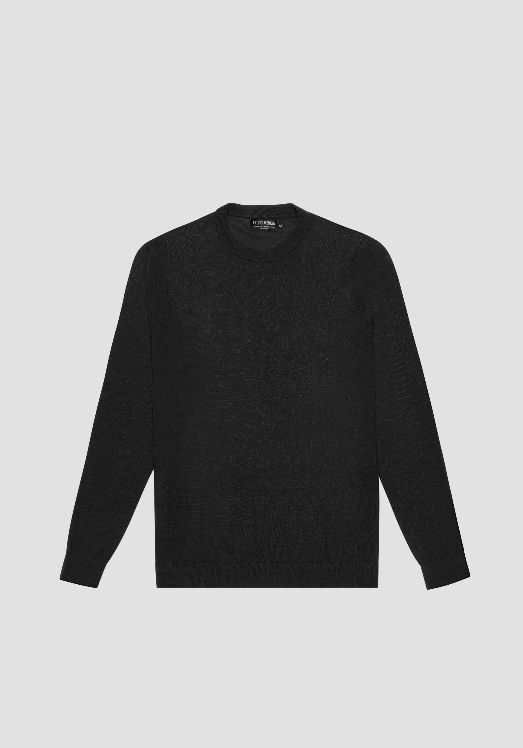 MAGLIONE REGULAR FIT IN MISTO LANA