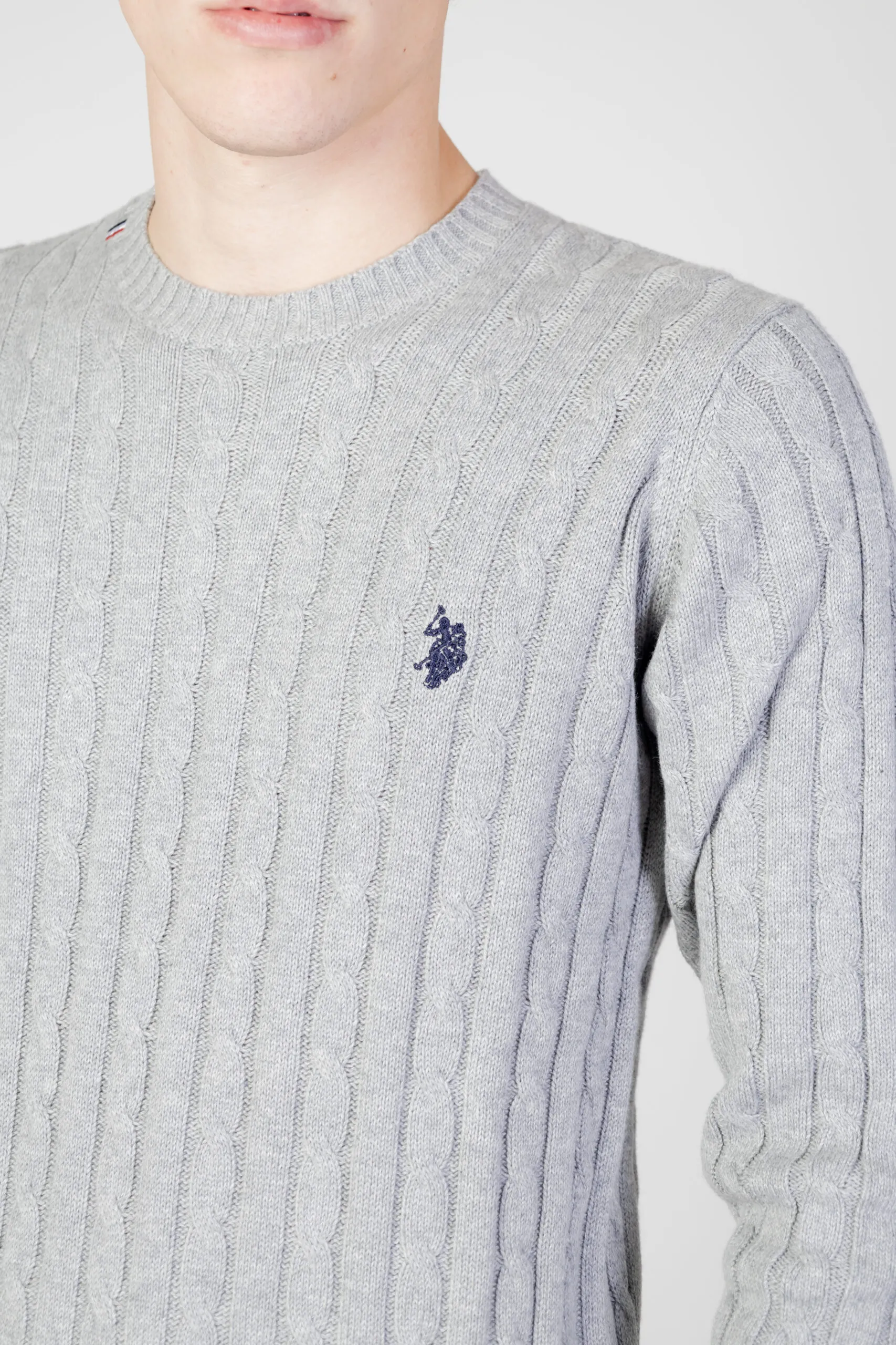 Maglione U.S. Polo Assn. bert eh03 Grigio Chiaro