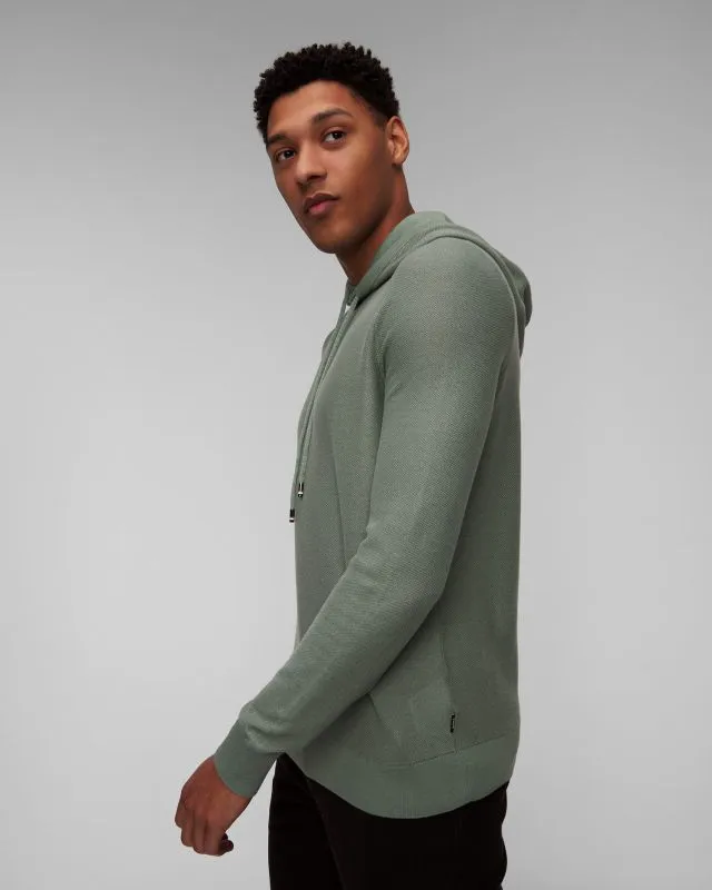 Maglione verde oliva da uomo Hugo Boss Trapani