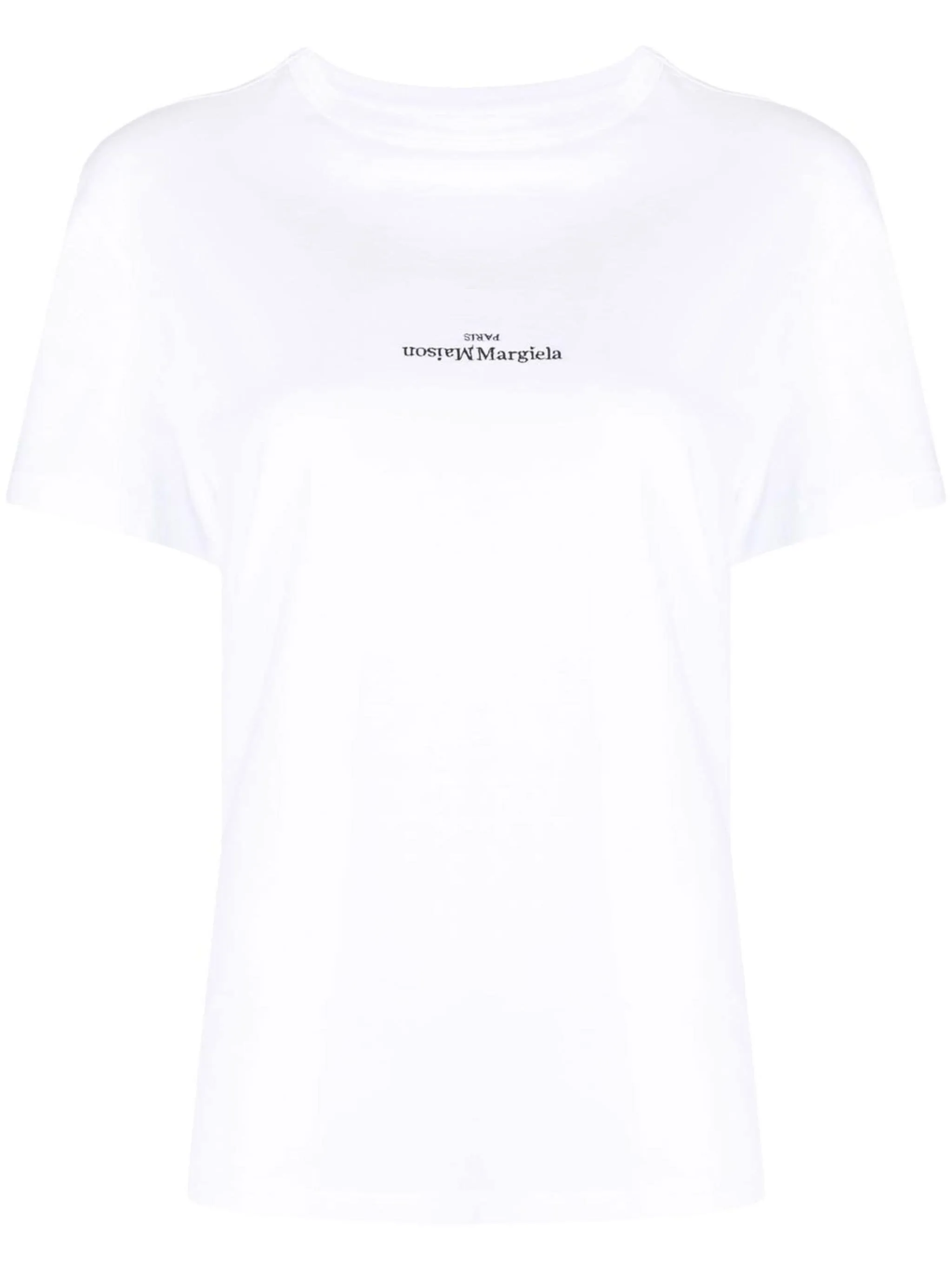 MAISON MARGIELA T-SHIRT LOGO DISTORTO