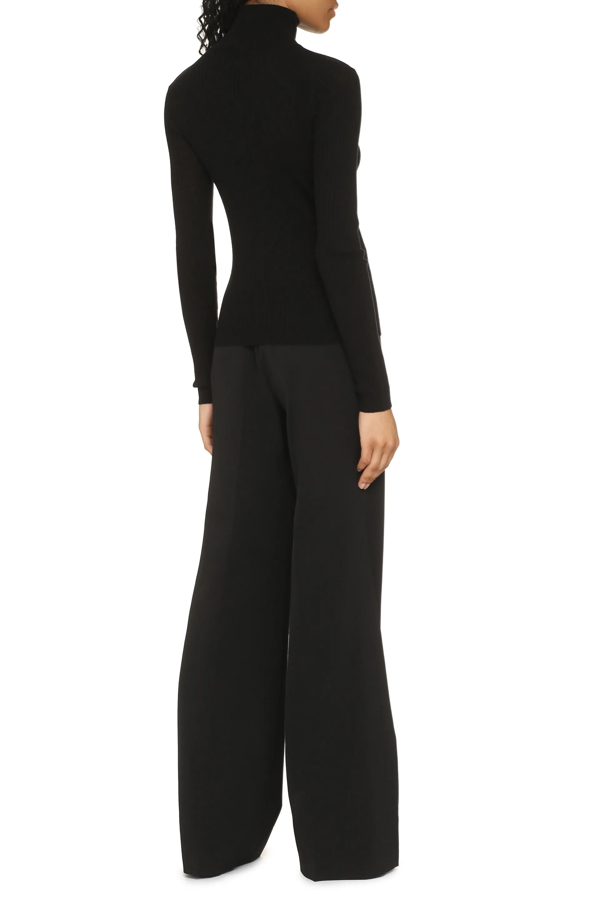 Max Mara Studio Maglione dolcevita Sax a coste