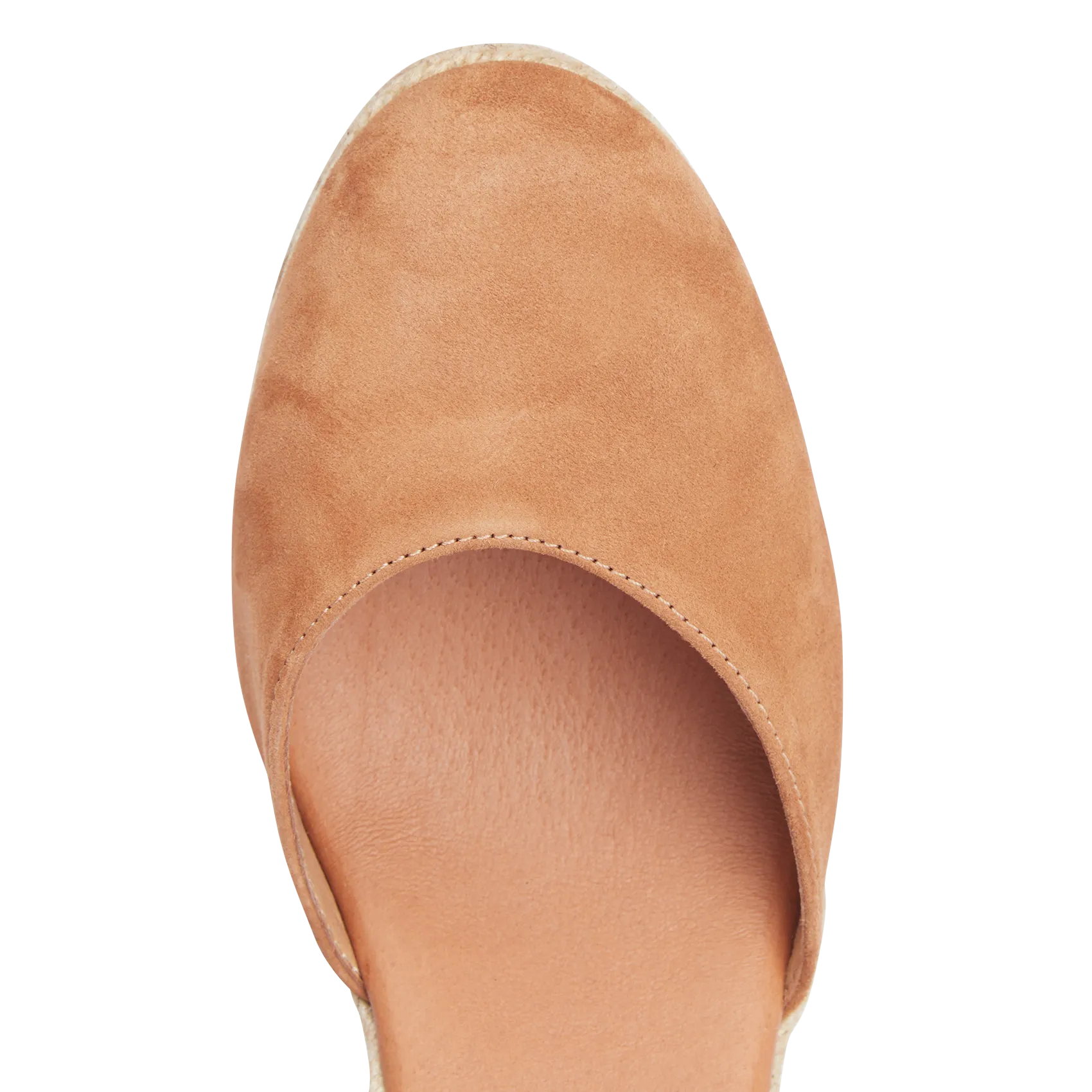  MELLOW YELLOW   ESTRELLA - Sandali espadrillas in pelle con zeppa | Marrone