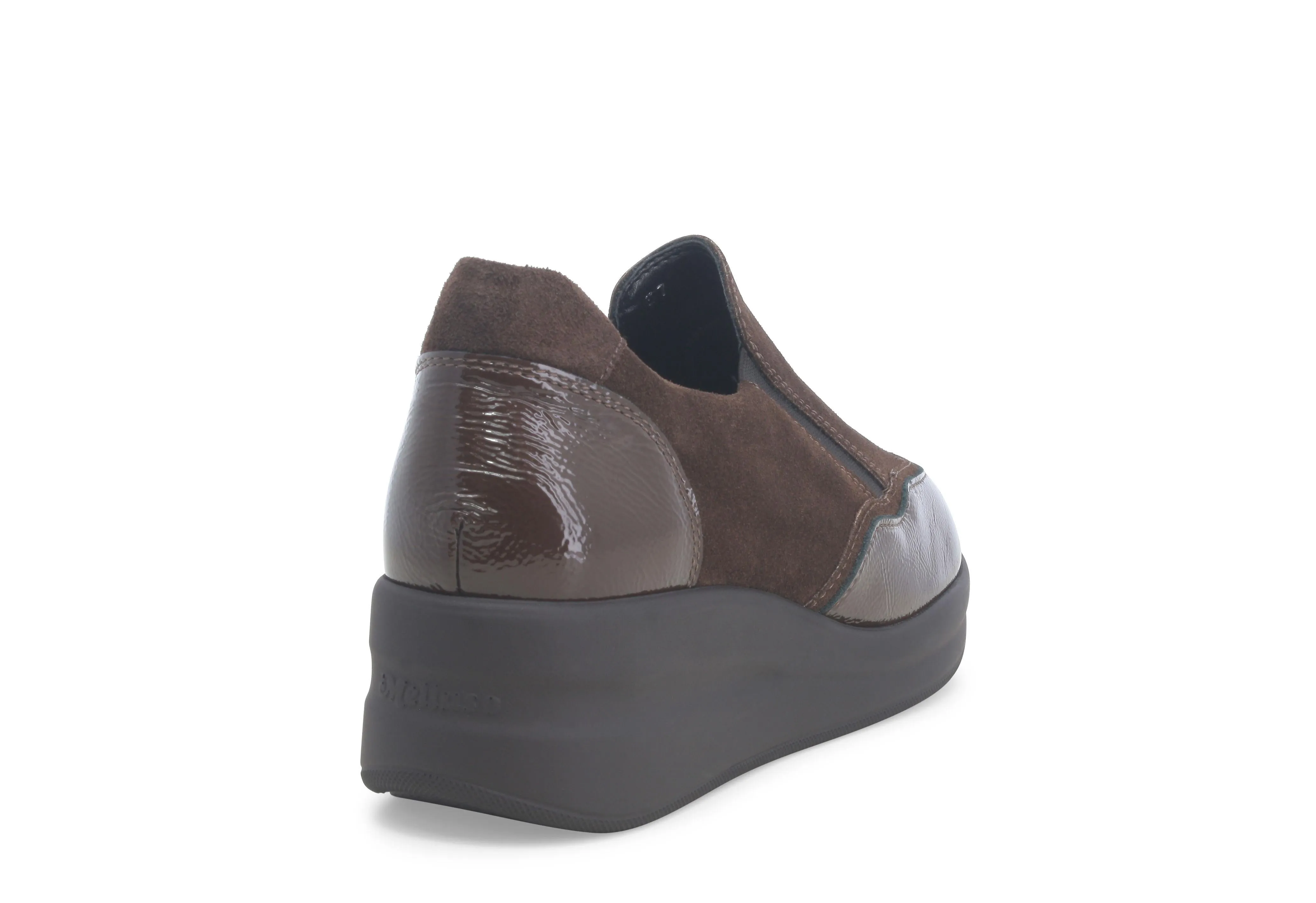 Melluso Slip-on 2 Elastici Zeppa Comoda Tomaia Camoscio