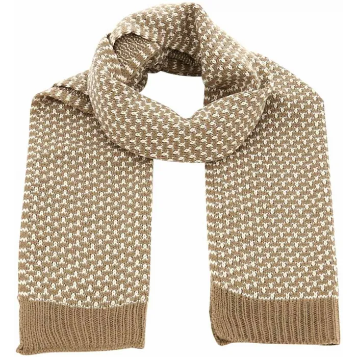 Michaelis Herensjaal Beige a maglia ha funzionato