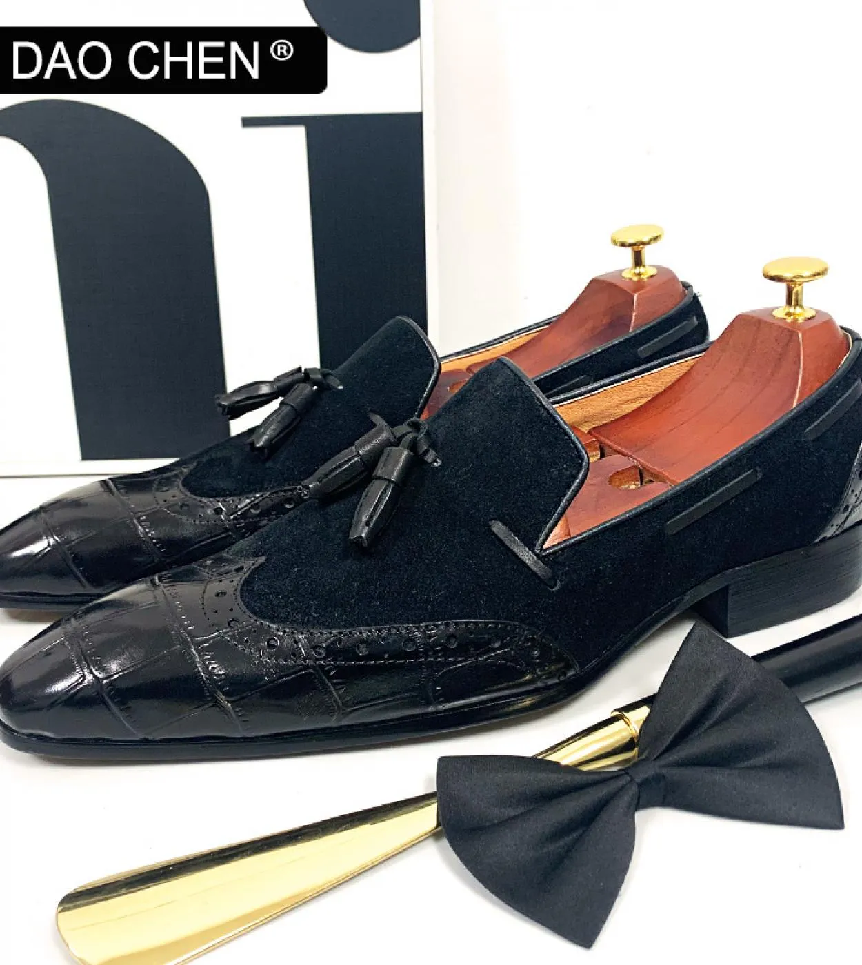 Mocassini da uomo Scarpe da uomo italiane in vera pelle Scarpe eleganti da uomo in vera pelle di lusso Scarpe casual in vera pel