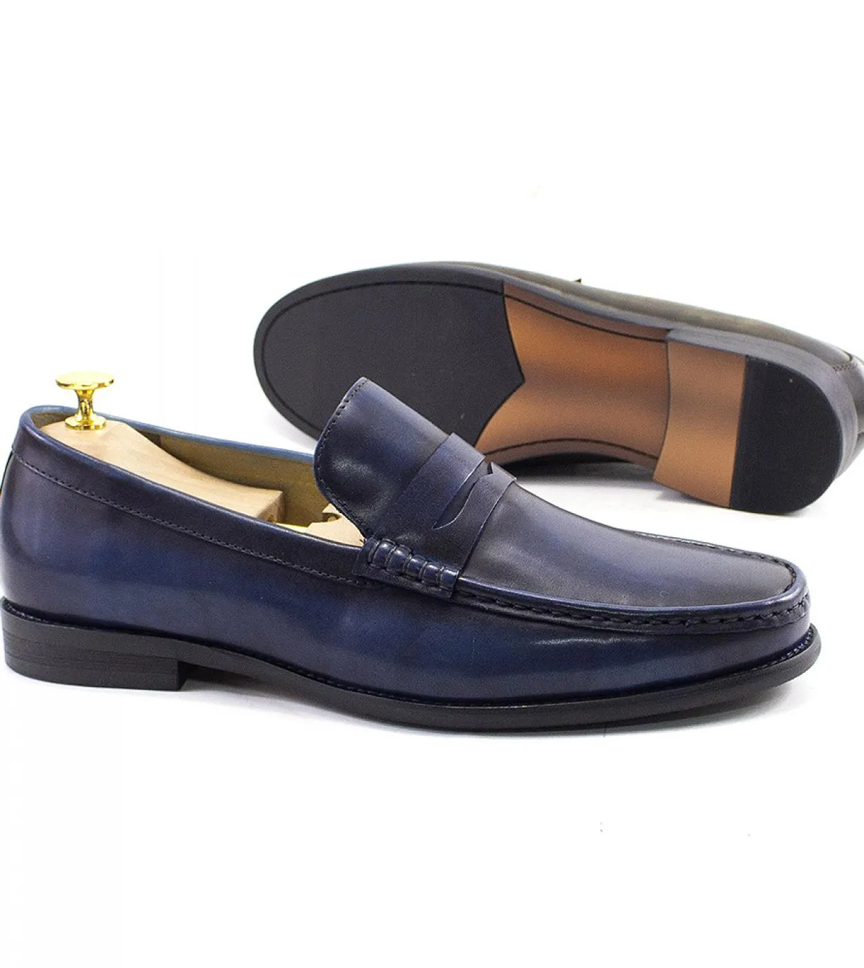 Mocassini Penny da uomo di lusso in vera pelle da uomo casual da ufficio scarpe eleganti da uomo per uomo moda festa nuziale for