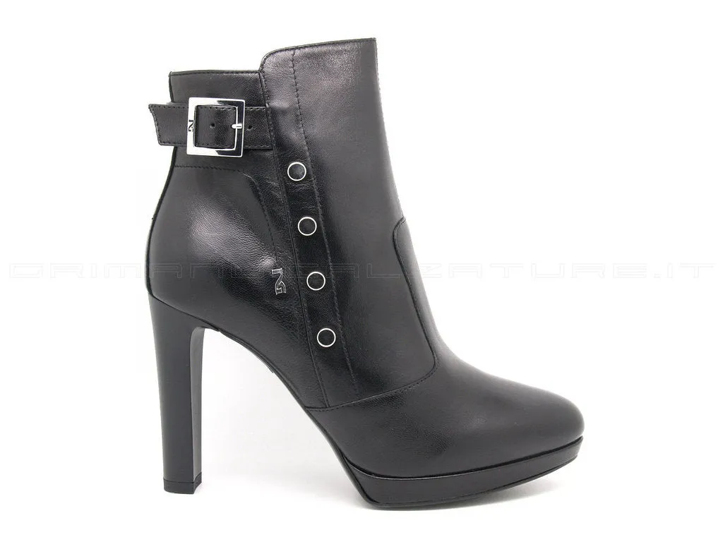 Nero Giardini glamour tronchetti con zip